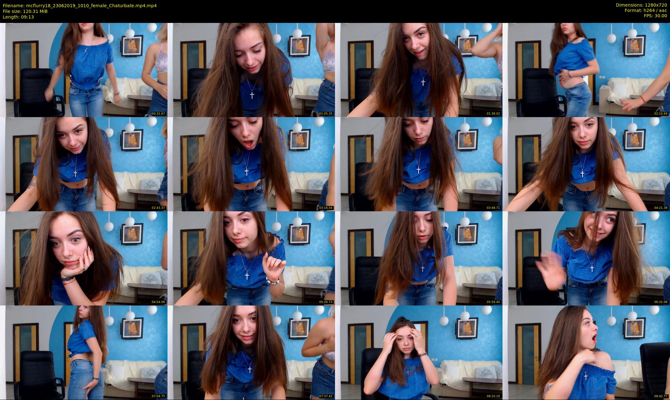 mcflurry18 — 10 minute Chaturbate female cam show recording, 720p, Jun 23, 2019