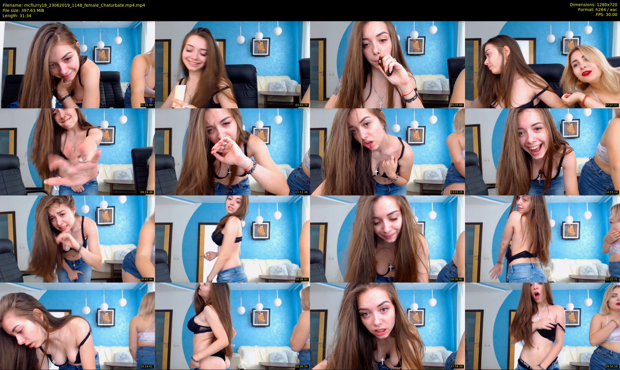 mcflurry18 — 32 minute Chaturbate female cam show recording, 720p, Jun 23, 2019
