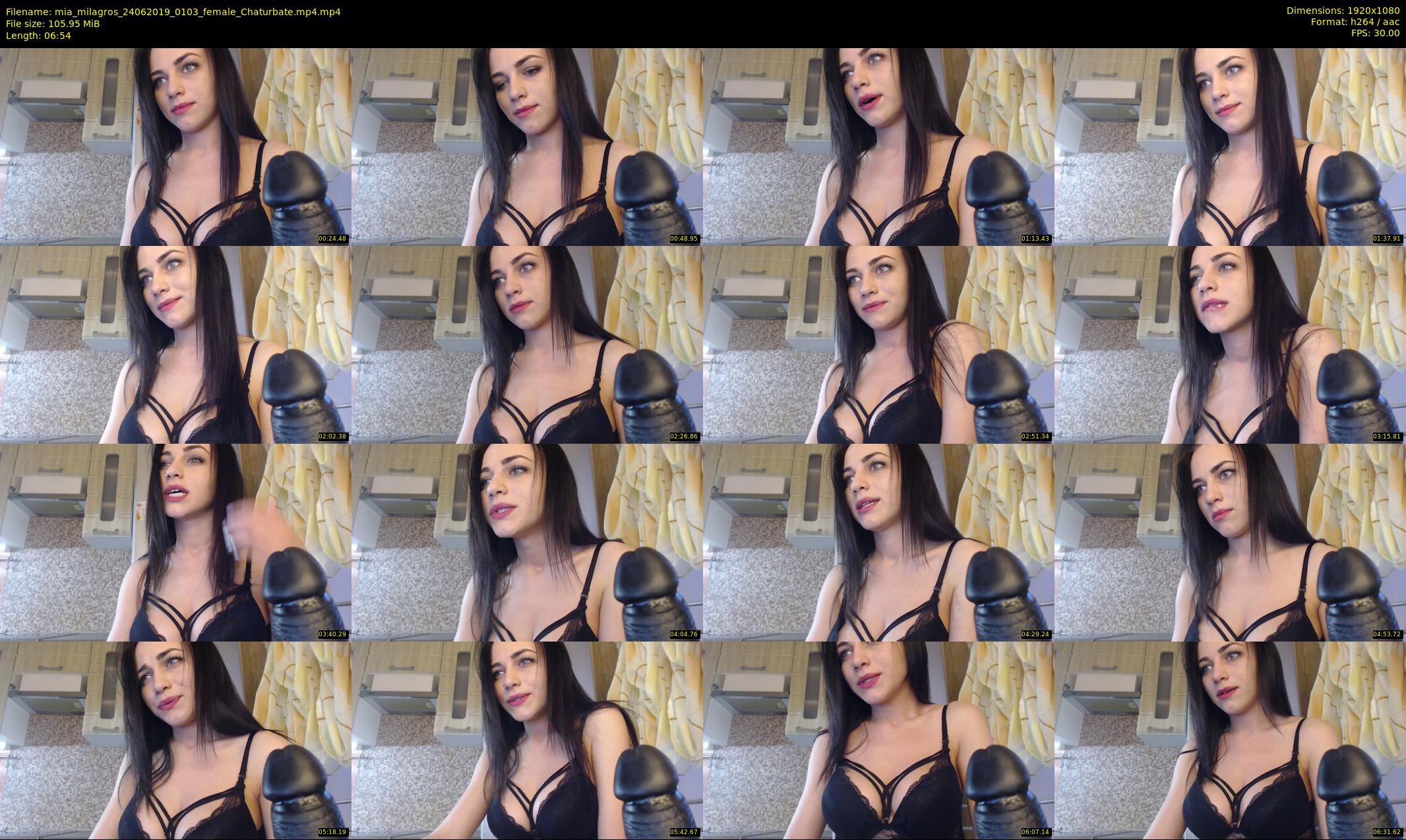 mia_milagros — 7 minute Chaturbate female cam show recording, 1080p, Jun 24, 2019