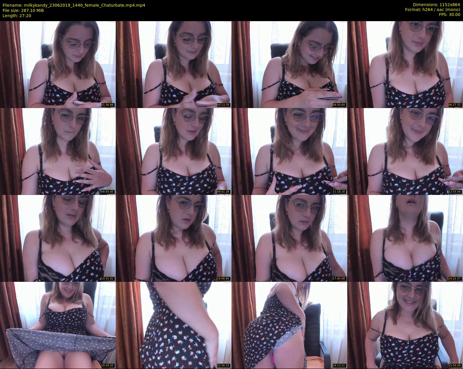 milkykandy — 28 minute Chaturbate female cam show recording, 720p, Jun 23, 2019