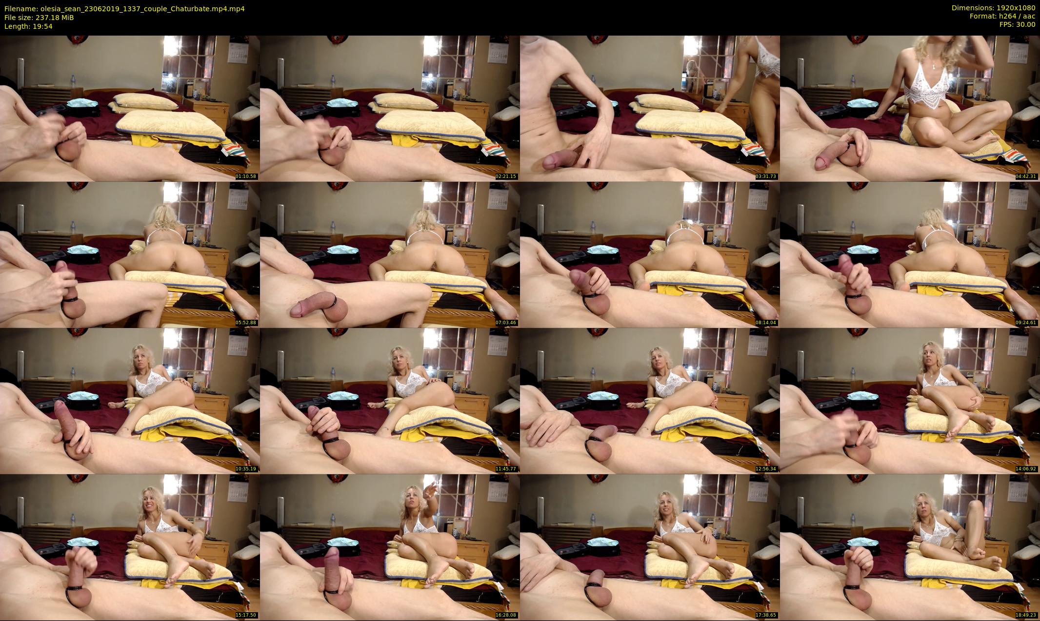 olesia_sean — 20 minute Chaturbate couple cam show recording, 1080p, Jun 23, 2019