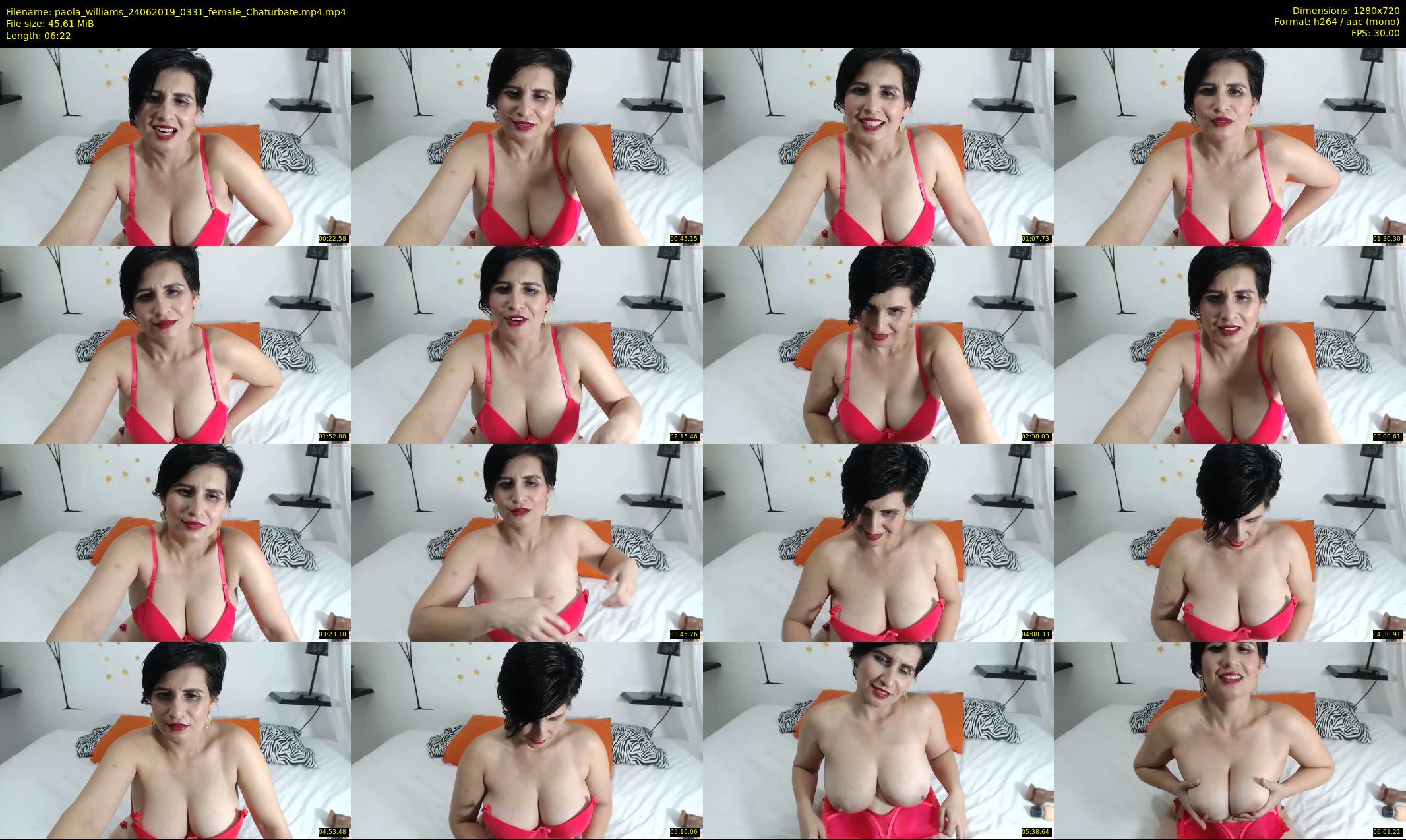 paola_williams — 7 minute Chaturbate female cam show recording, 720p, Jun 24, 2019