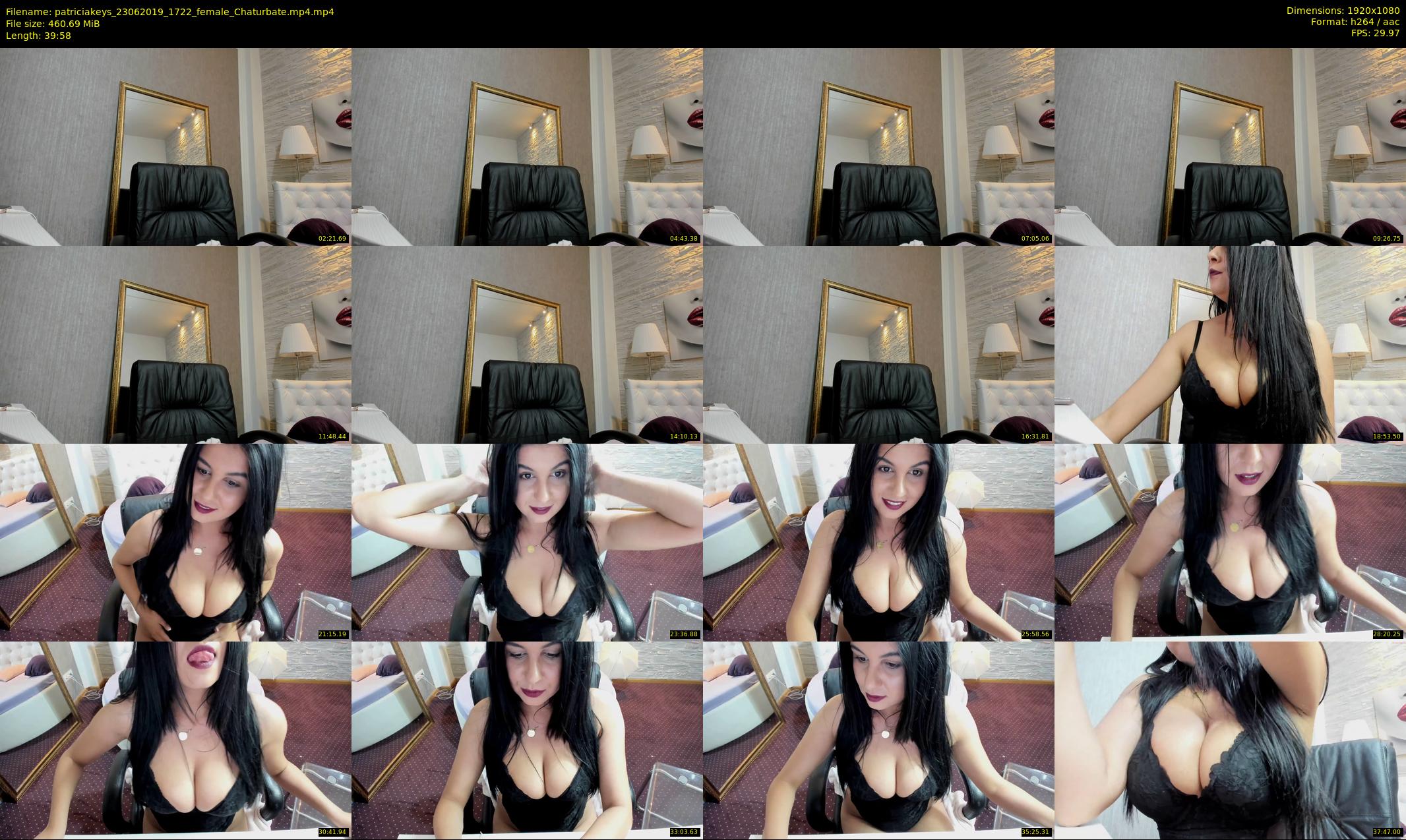 patriciakeys — 40 minute Chaturbate female cam show recording, 1080p, Jun 23, 2019