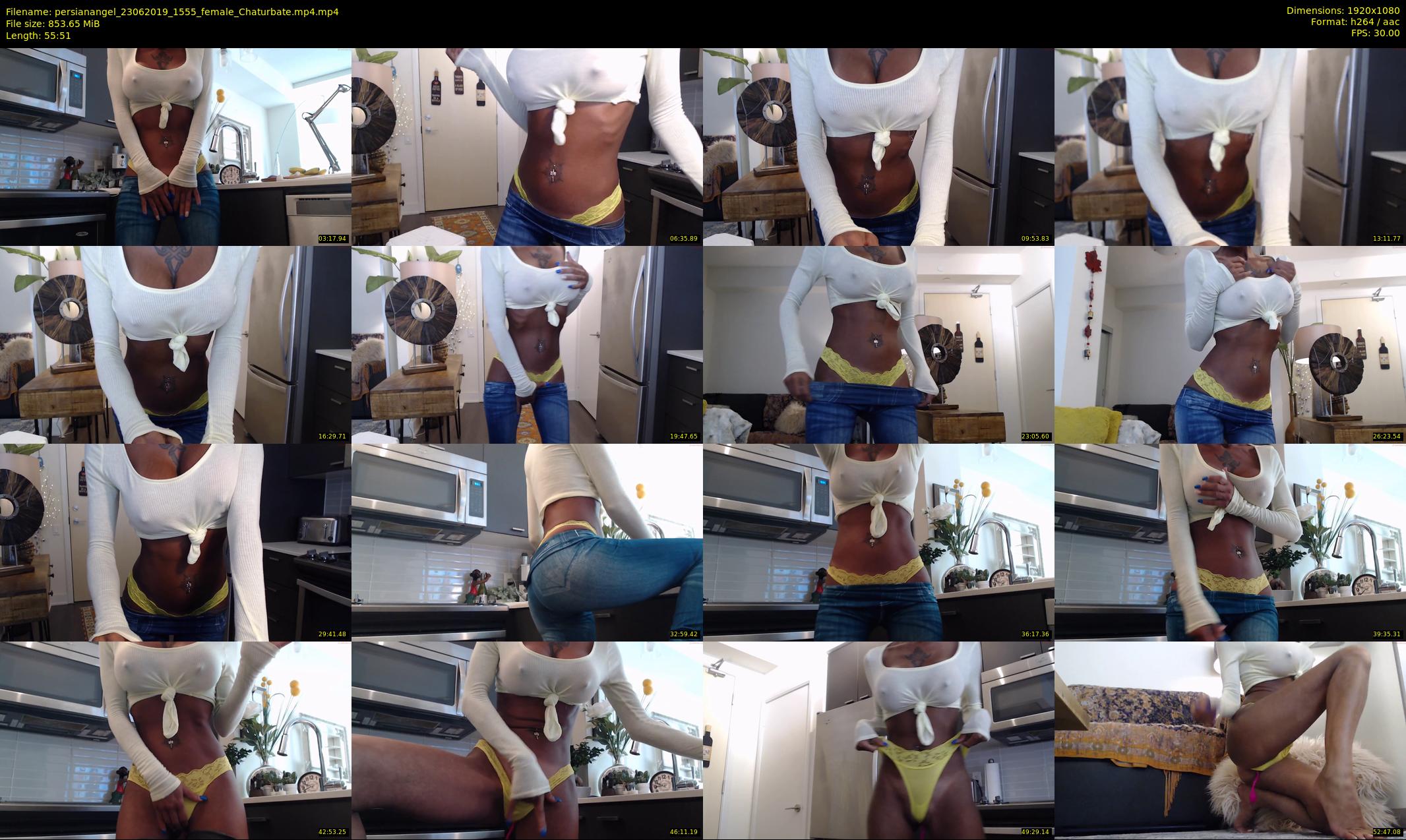 persianangel — 56 minute Chaturbate female cam show recording, 1080p, Jun 23, 2019