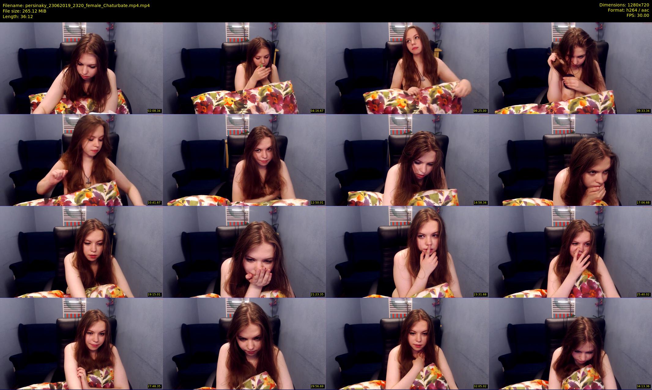 persinaky — 37 minute Chaturbate female cam show recording, 720p, Jun 23, 2019