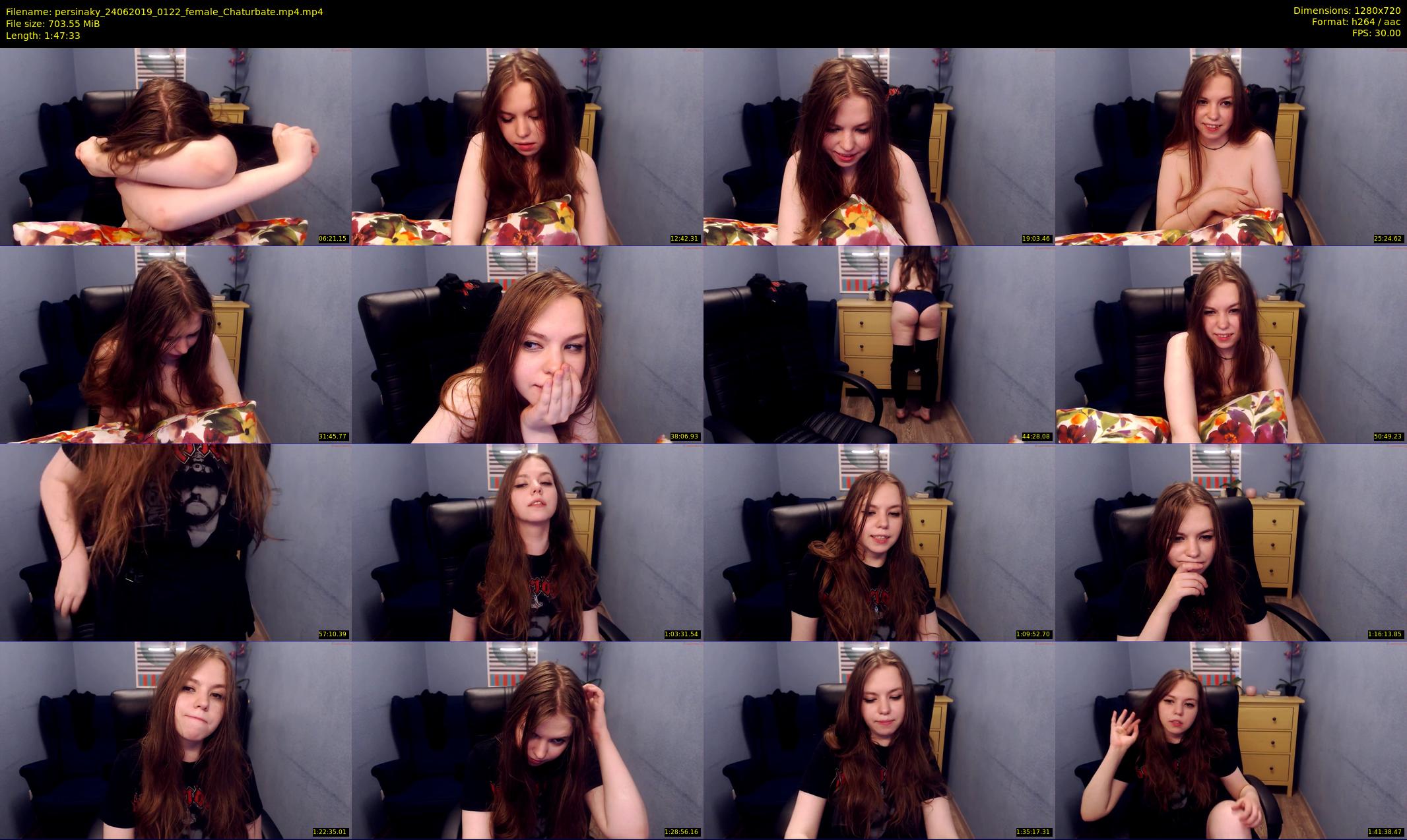 persinaky — 108 minute Chaturbate female cam show recording, 720p, Jun 24, 2019