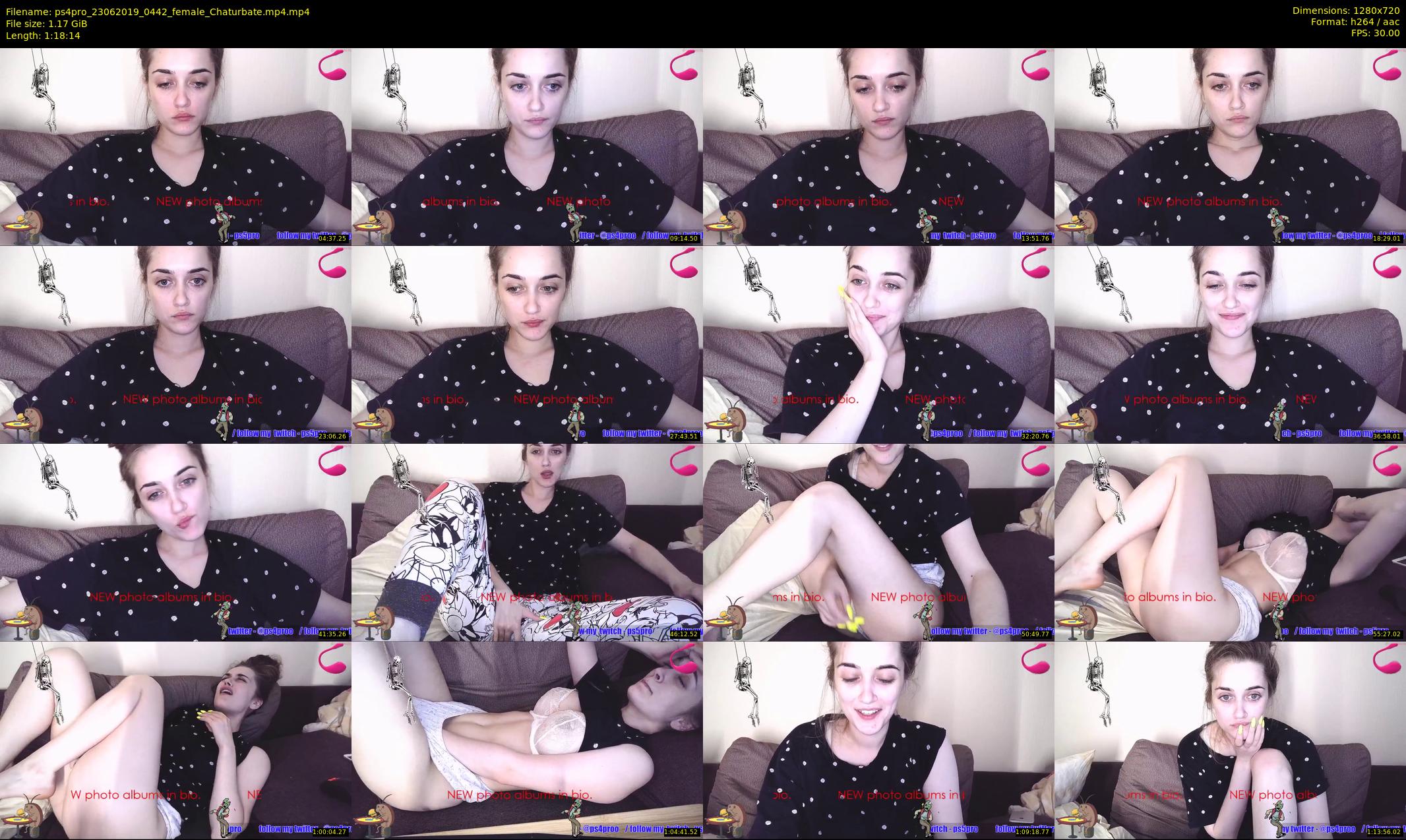 ps4pro — 79 minute Chaturbate female cam show recording, 720p, Jun 23, 2019