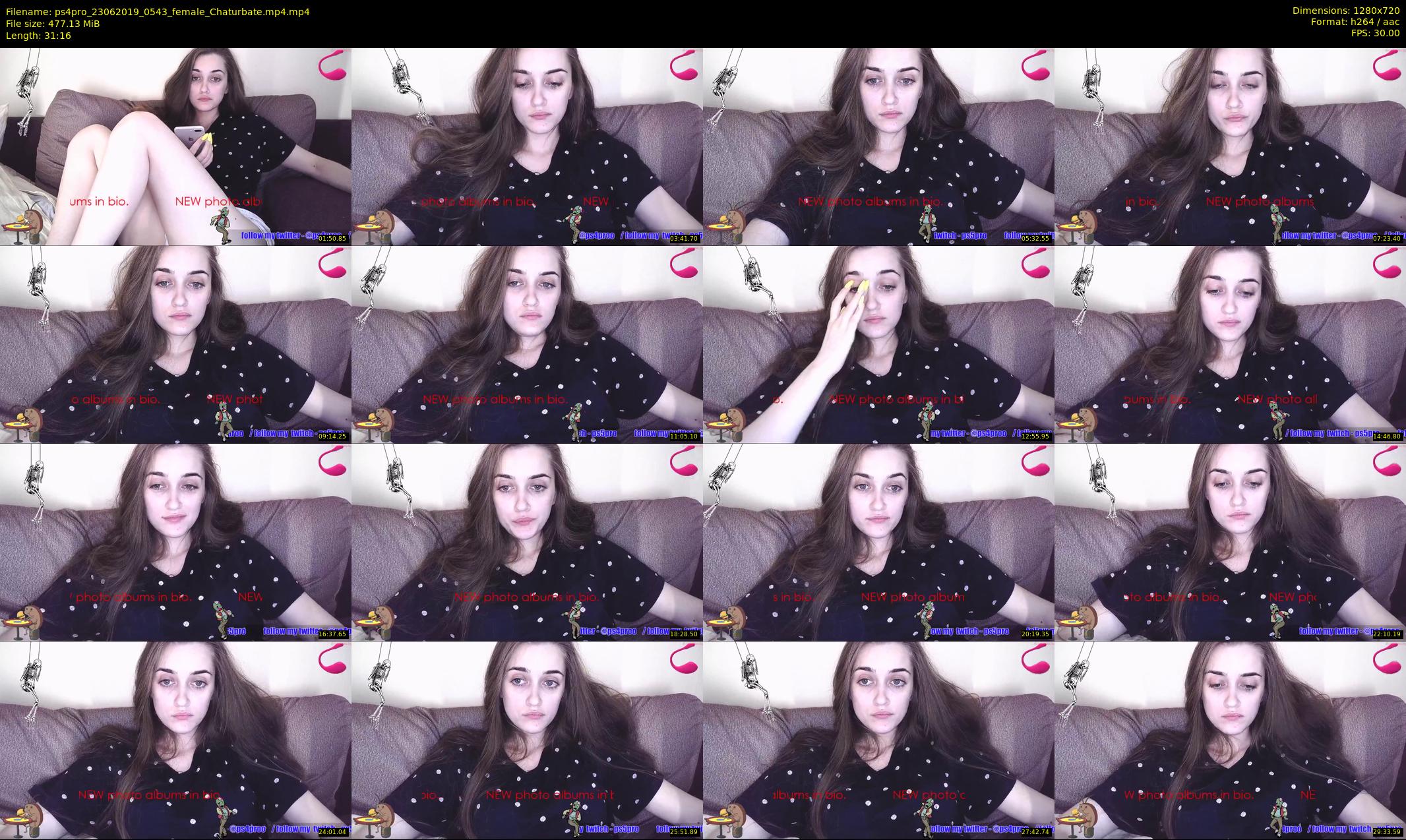 ps4pro — 32 minute Chaturbate female cam show recording, 720p, Jun 23, 2019