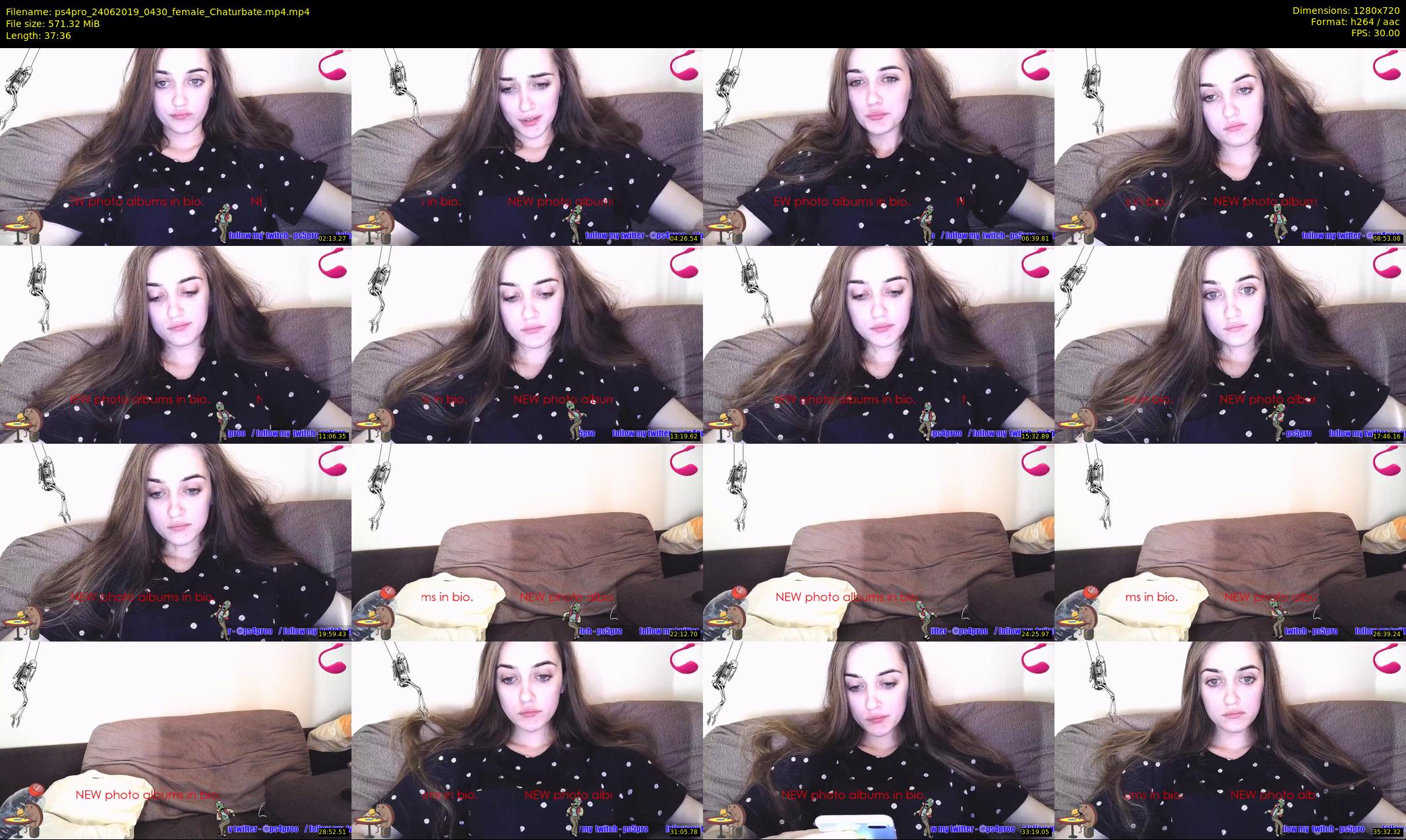 ps4pro — 38 minute Chaturbate female cam show recording, 720p, Jun 24, 2019