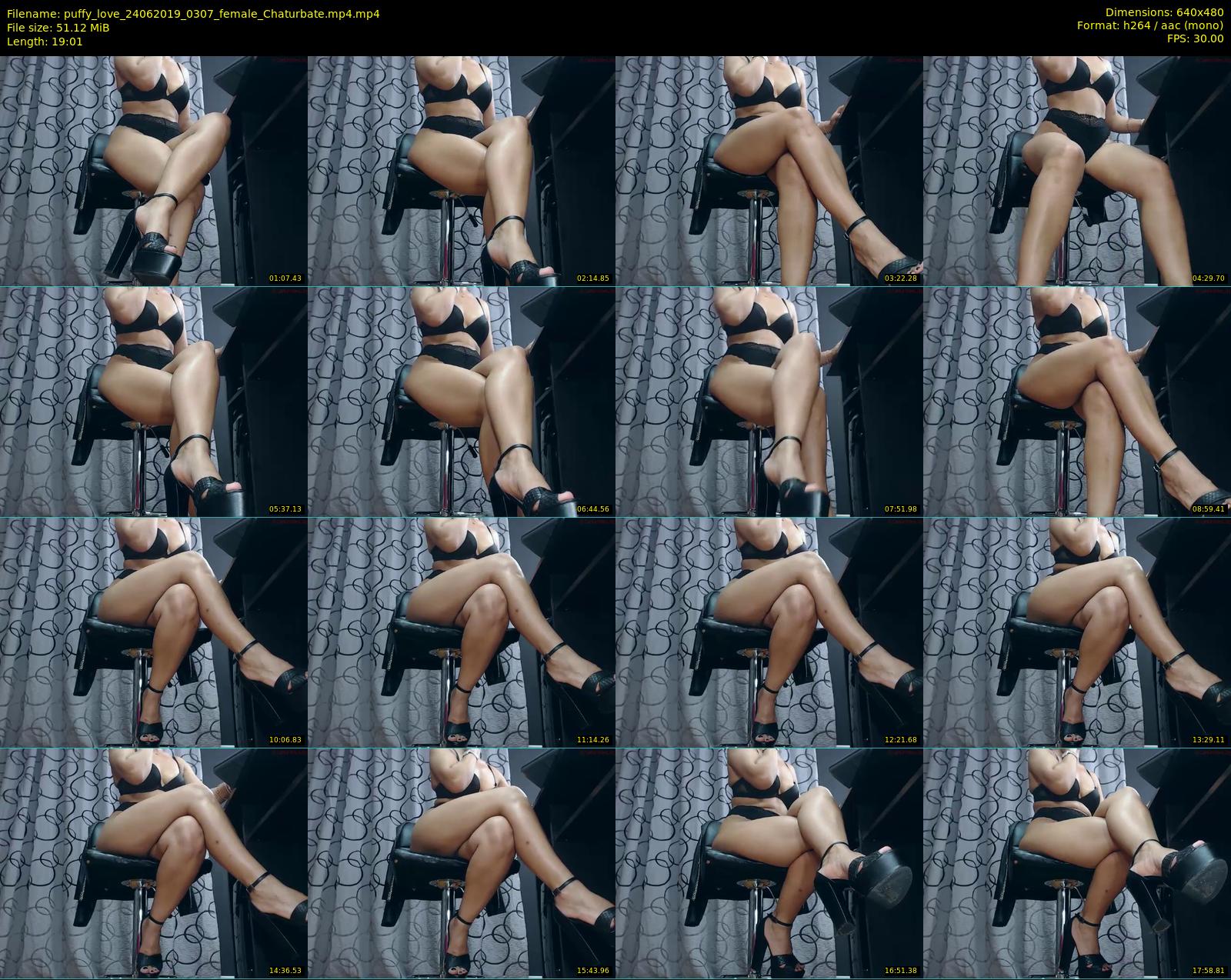 puffy_love — 20 minute Chaturbate female cam show recording, 480p, Jun 24, 2019