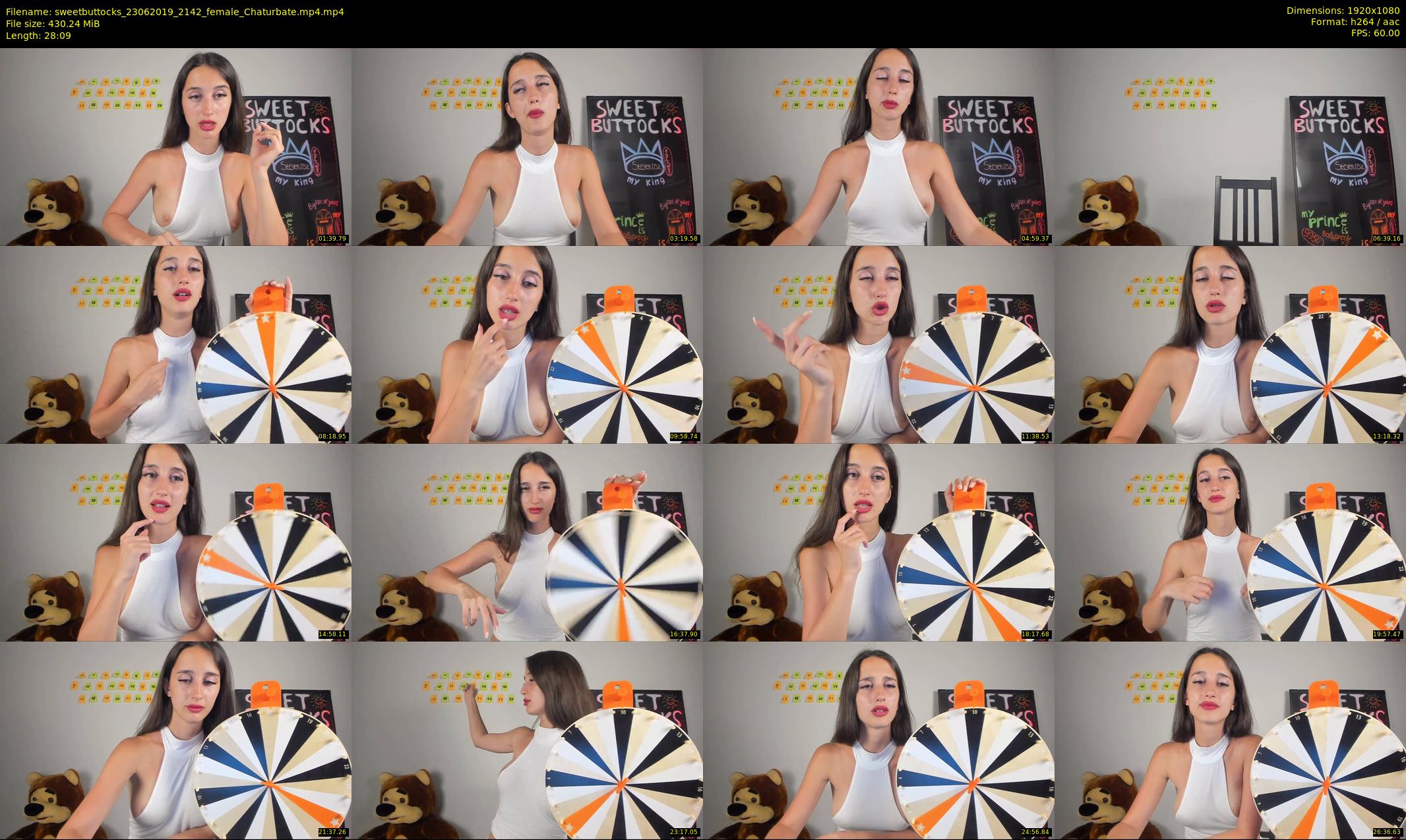 sweetbuttocks — 29 minute Chaturbate female cam show recording, 1080p, Jun 23, 2019