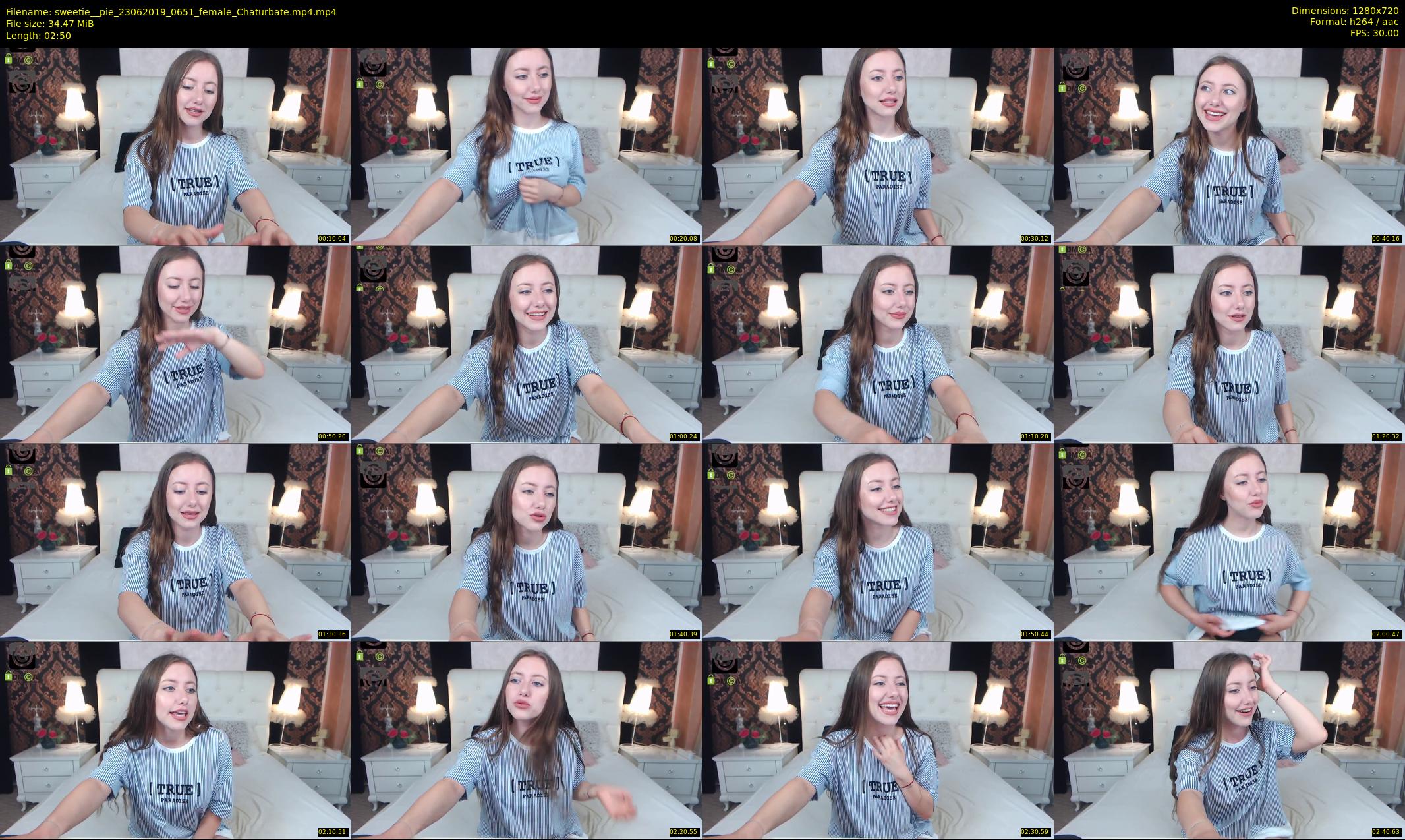 sweetie__pie — 3 minute Chaturbate female cam show recording, 720p, Jun 23, 2019