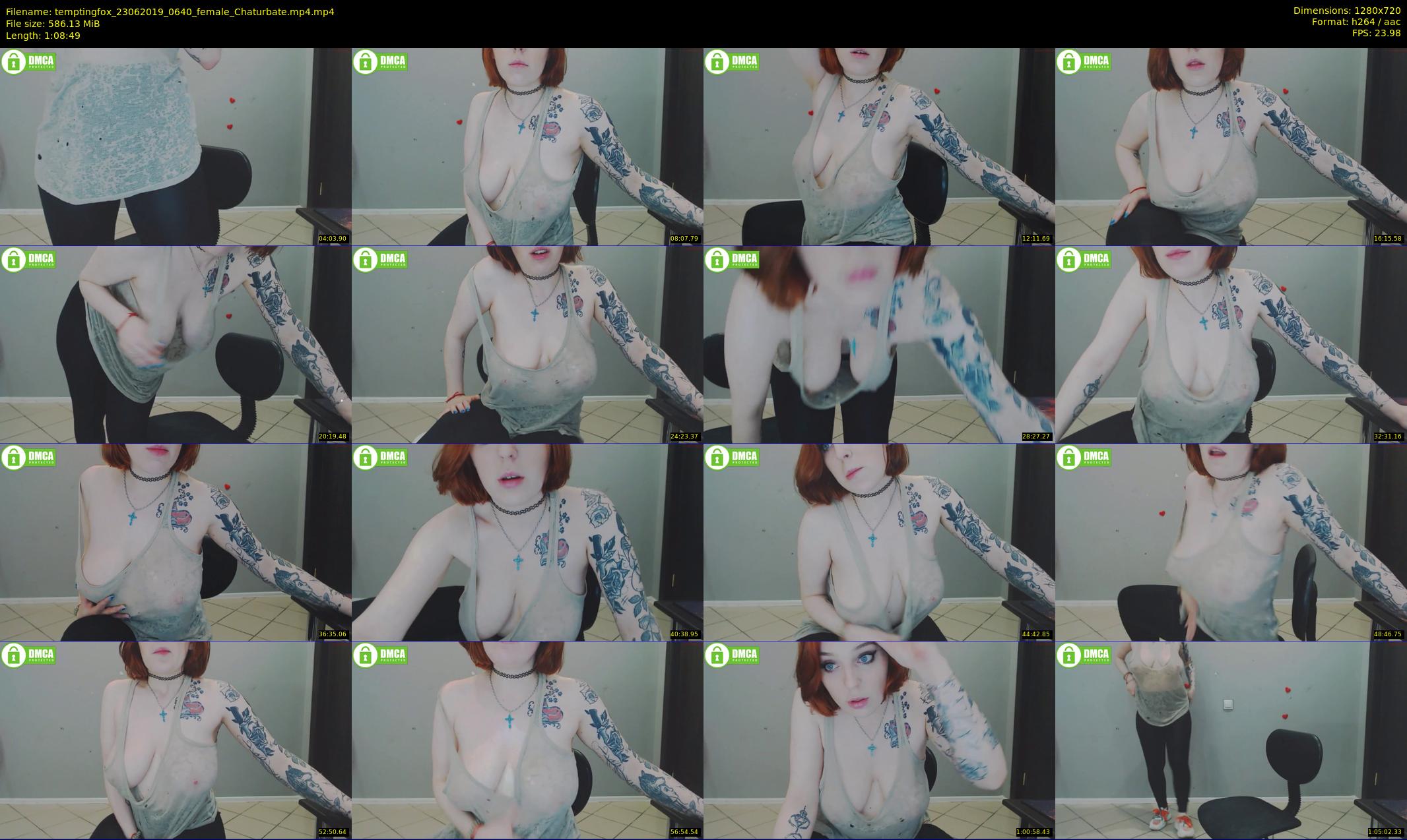 temptingfox — 69 minute Chaturbate female cam show recording, 720p, Jun 23, 2019