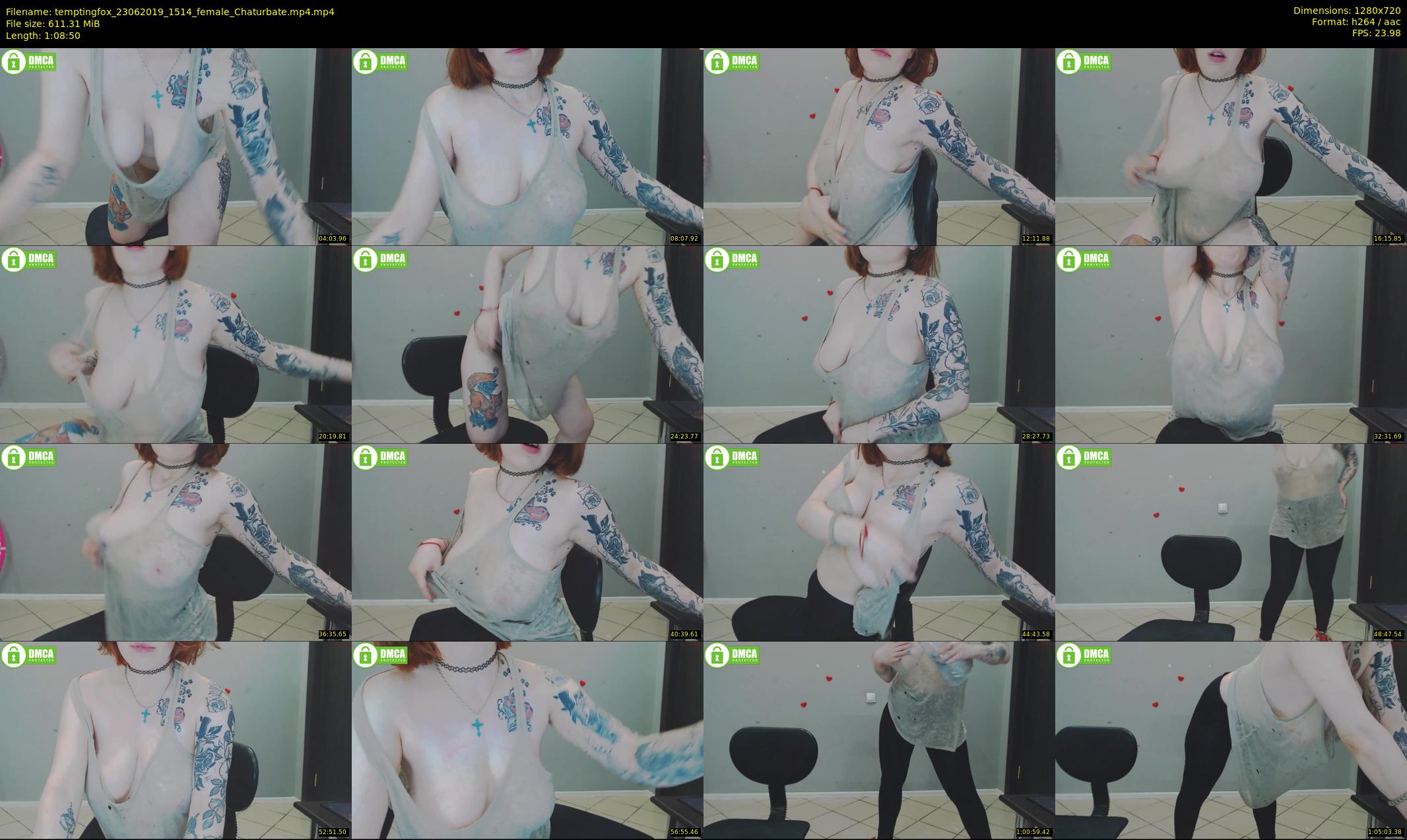 temptingfox — 69 minute Chaturbate female cam show recording, 720p, Jun 23, 2019