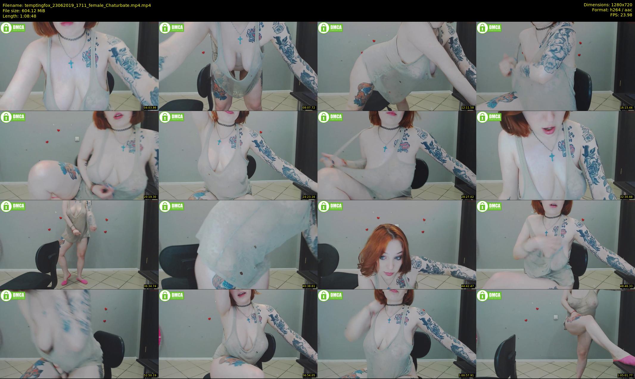 temptingfox — 69 minute Chaturbate female cam show recording, 720p, Jun 23, 2019