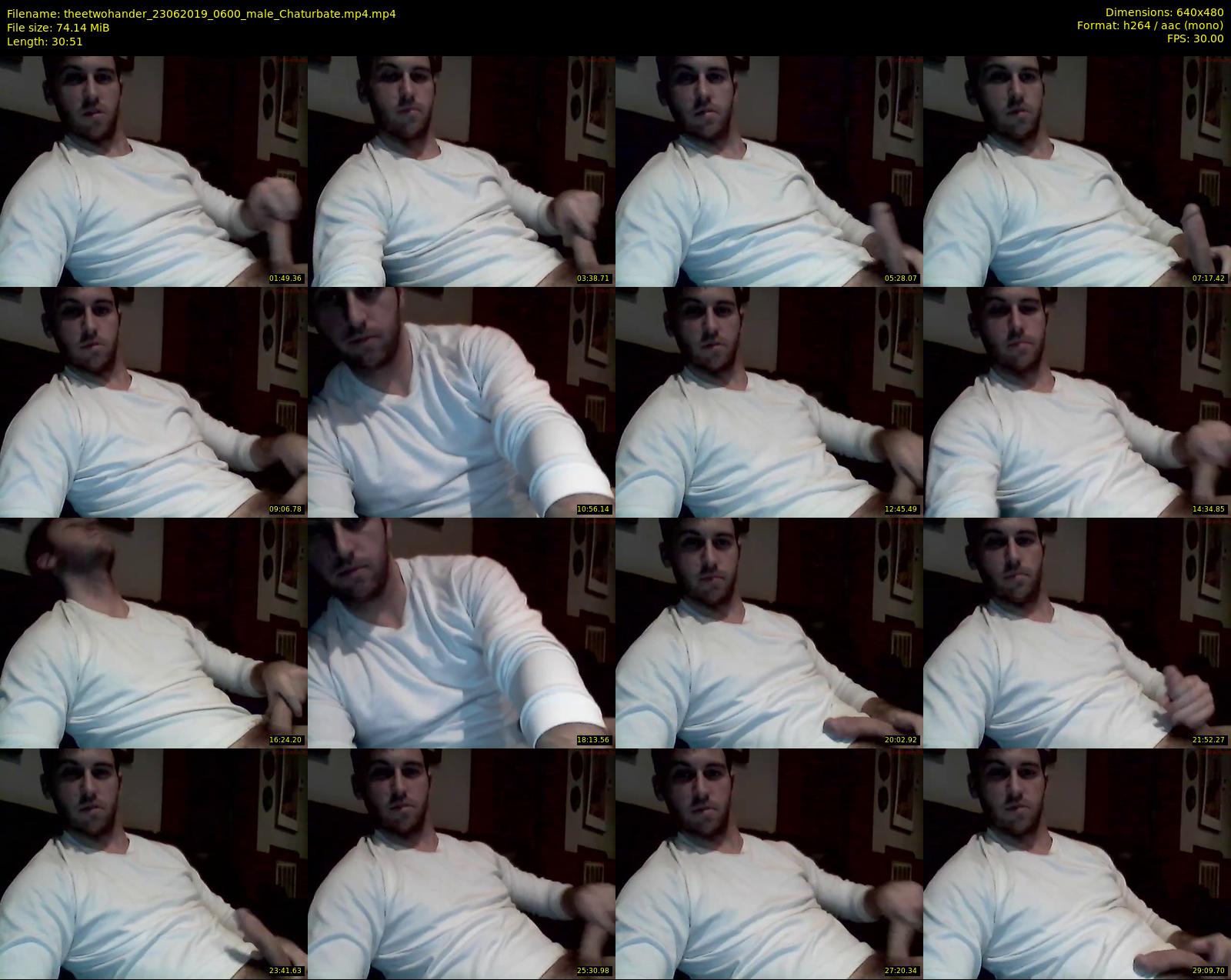 theetwohander — 31 minute Chaturbate male cam show recording, 480p, Jun 23, 2019