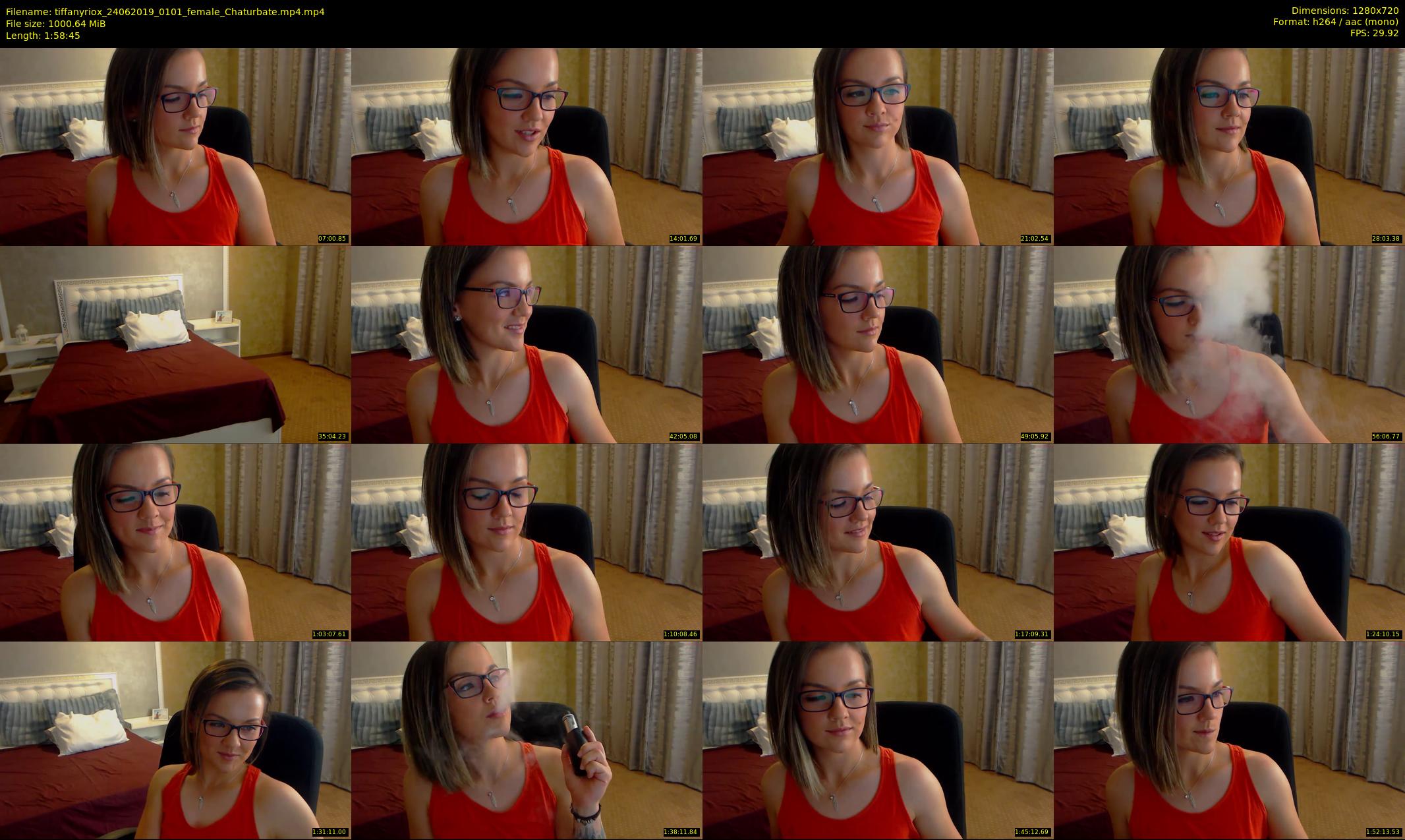 tiffanyriox — 119 minute Chaturbate female cam show recording, 720p, Jun 24, 2019