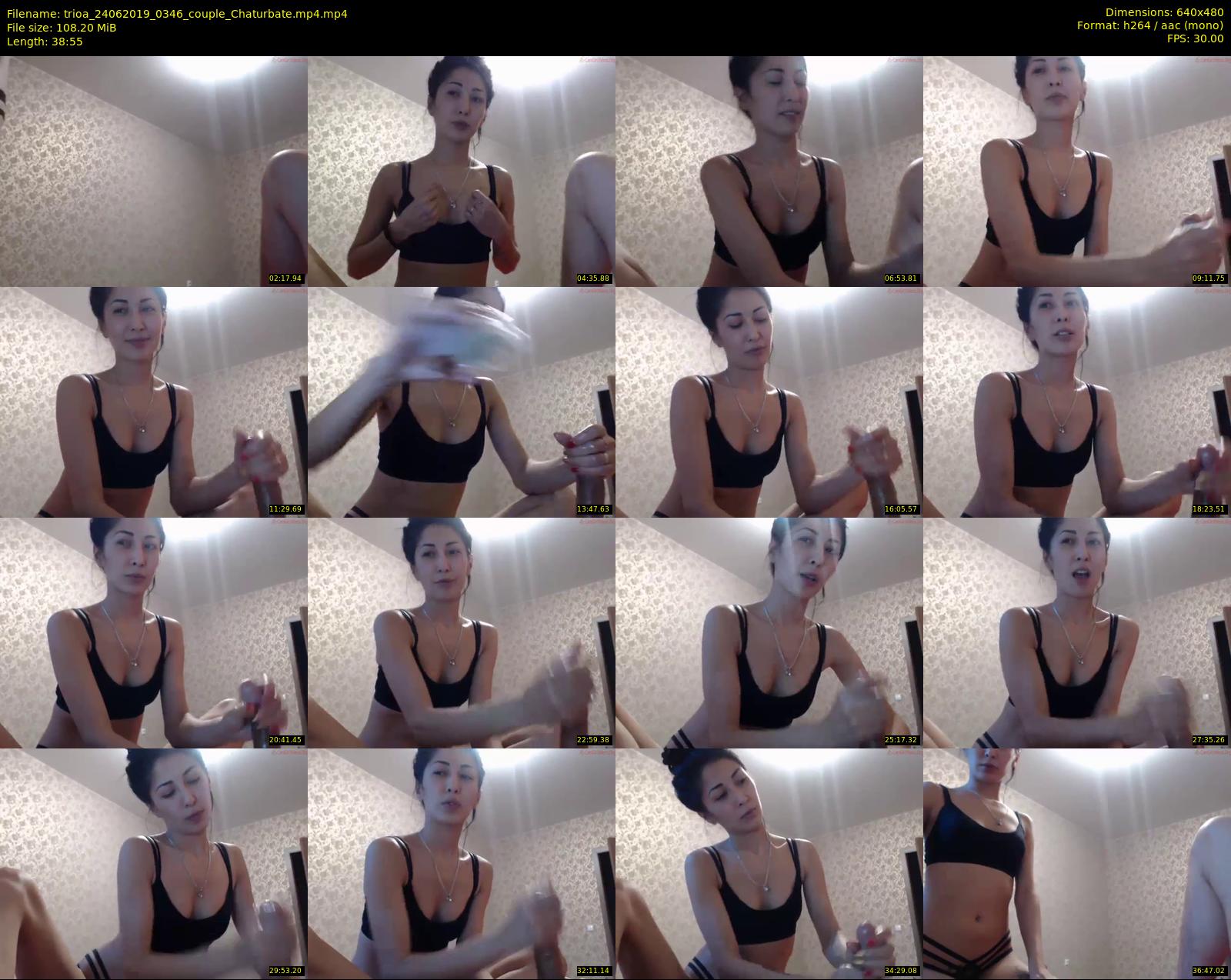 trioa — 39 minute Chaturbate couple cam show recording, 480p, Jun 24, 2019