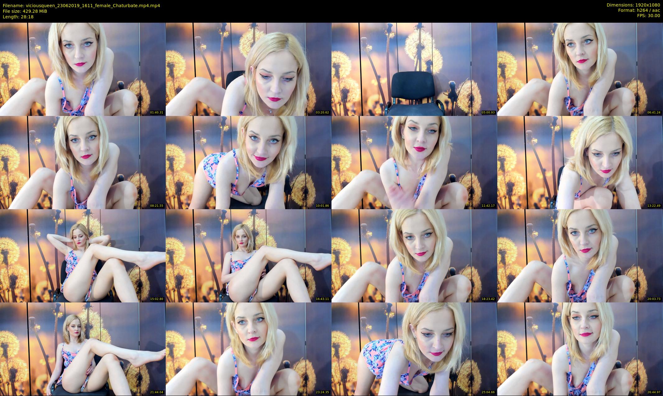 viciousqueen — 29 minute Chaturbate female cam show recording, 1080p, Jun 23, 2019