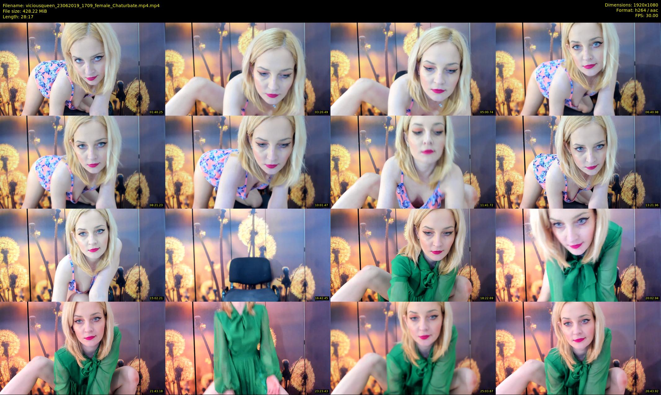 viciousqueen — 29 minute Chaturbate female cam show recording, 1080p, Jun 23, 2019