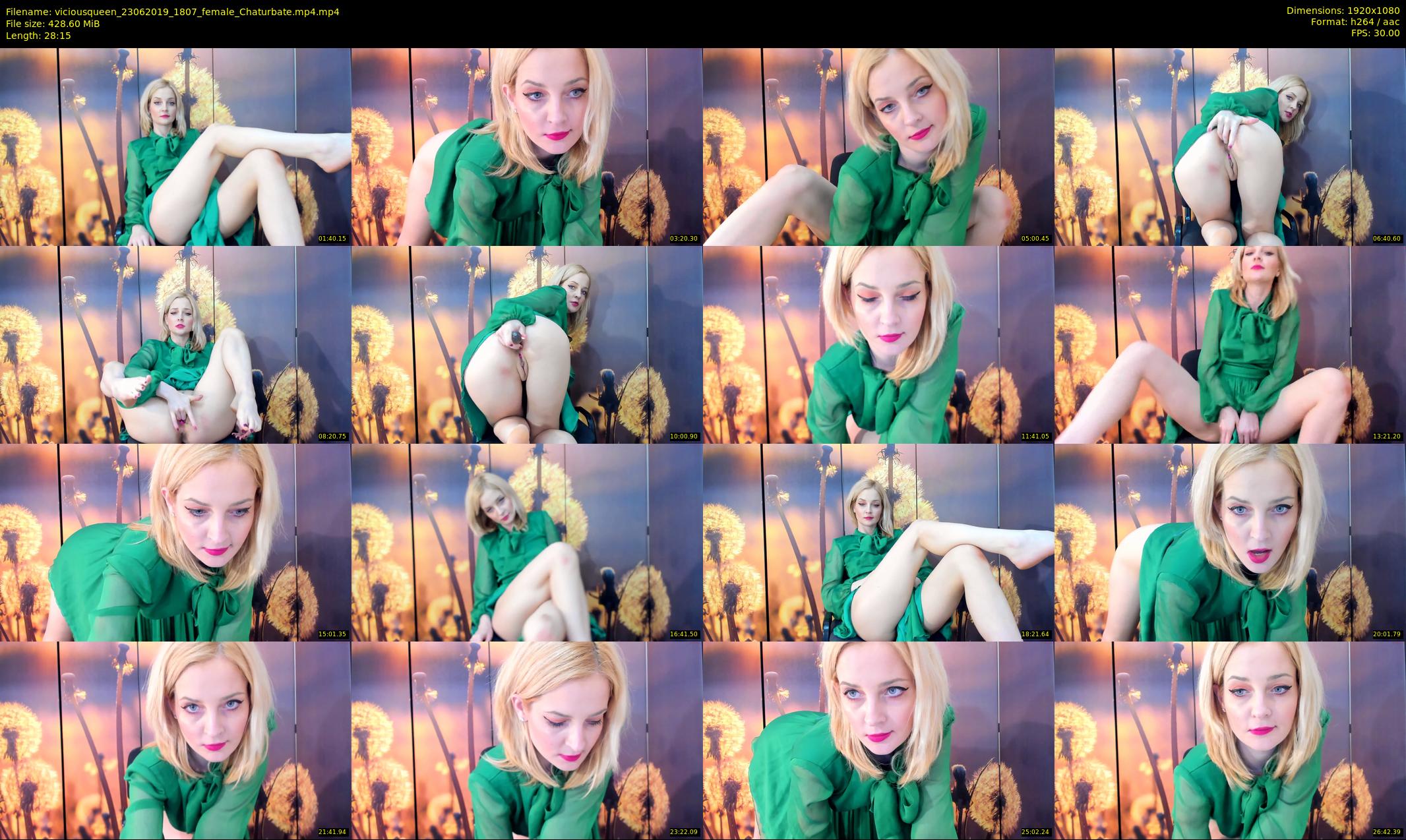 viciousqueen — 29 minute Chaturbate female cam show recording, 1080p, Jun 23, 2019