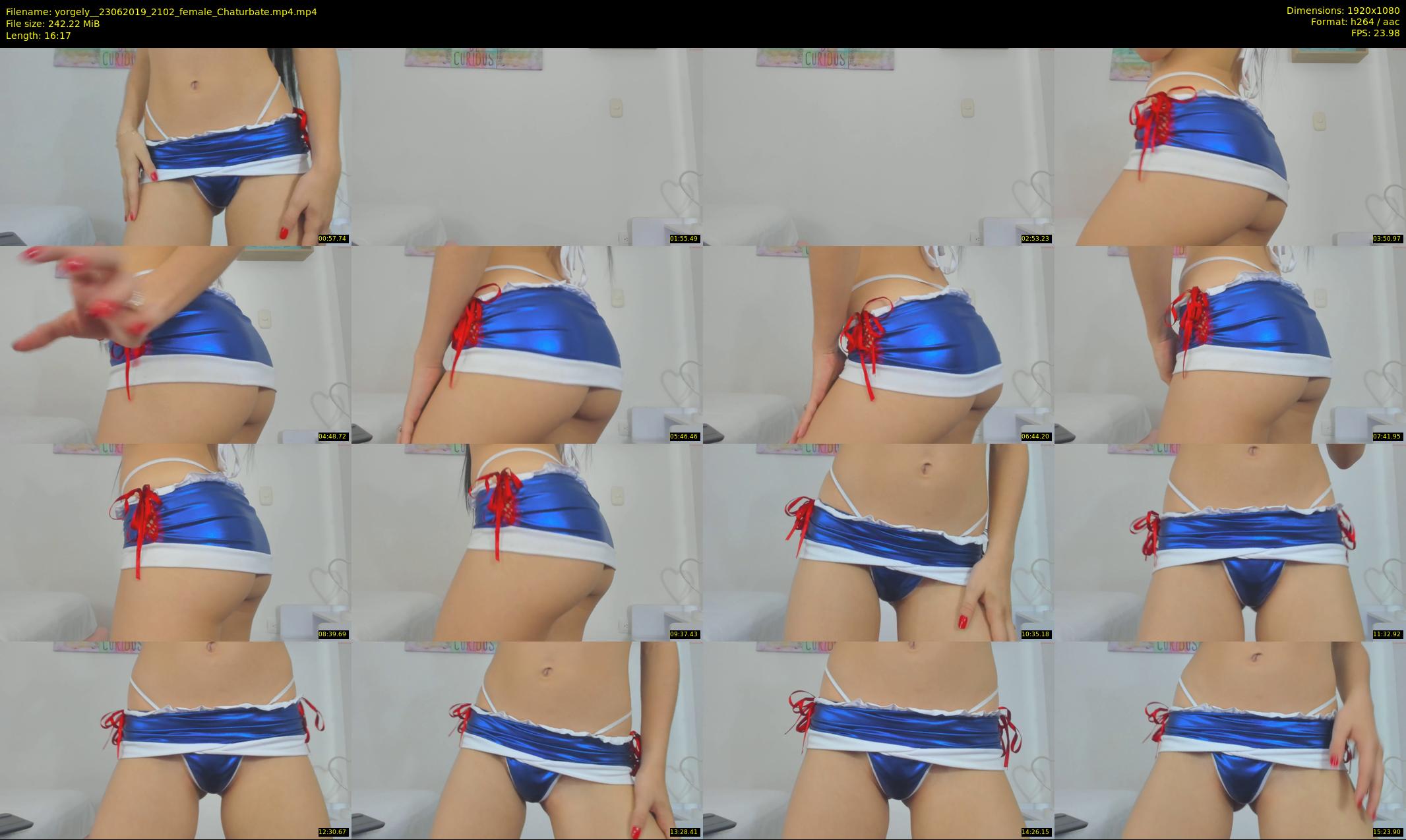 yorgely_ — 17 minute Chaturbate female cam show recording, 1080p, Jun 23, 2019