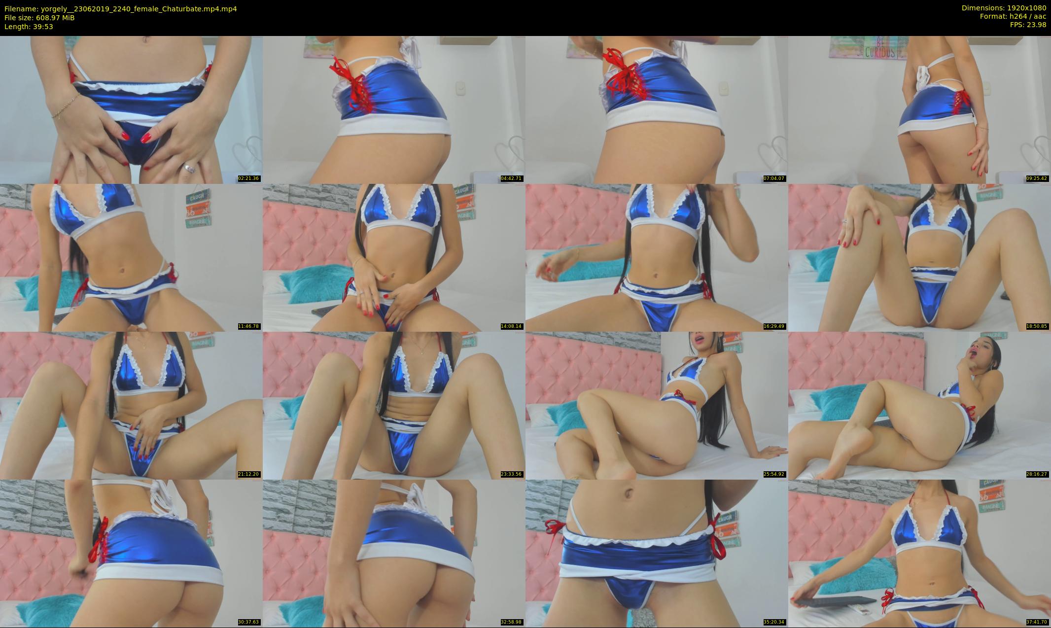 yorgely_ — 40 minute Chaturbate female cam show recording, 1080p, Jun 23, 2019