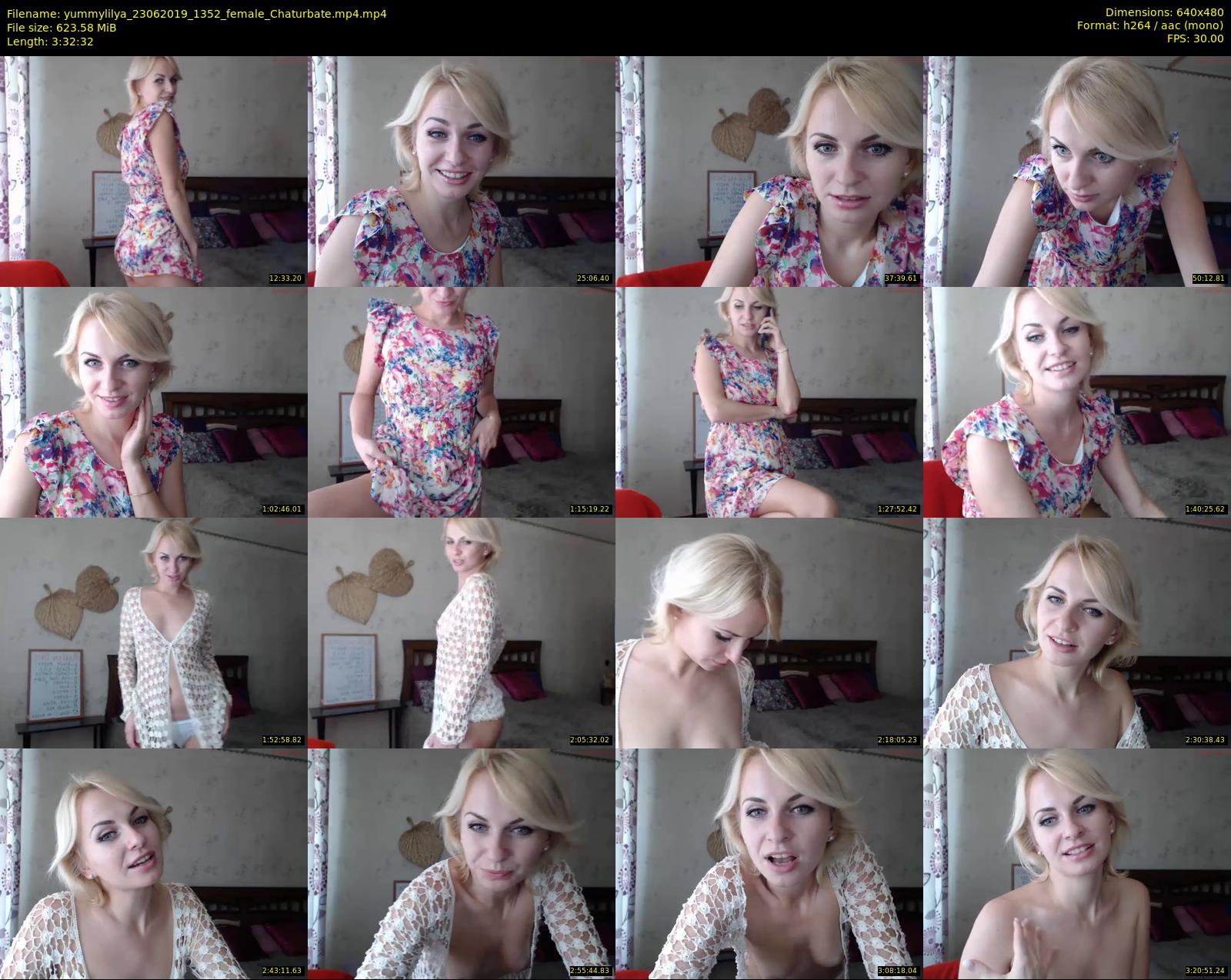 yummylilya — 213 minute Chaturbate female cam show recording, 480p, Jun 23, 2019