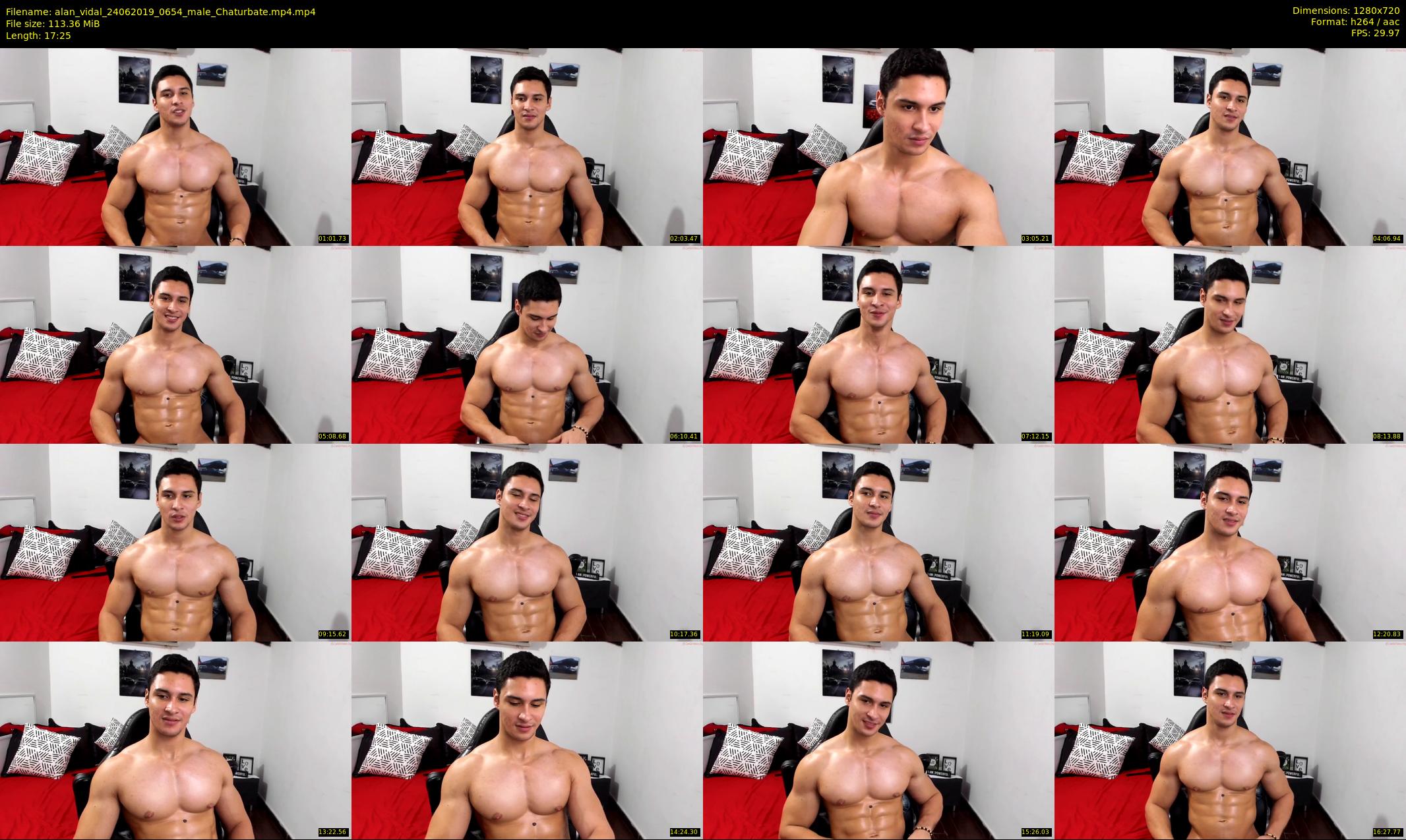 alan_vidal — 18 minute Chaturbate male cam show recording, 720p, Jun 24, 2019