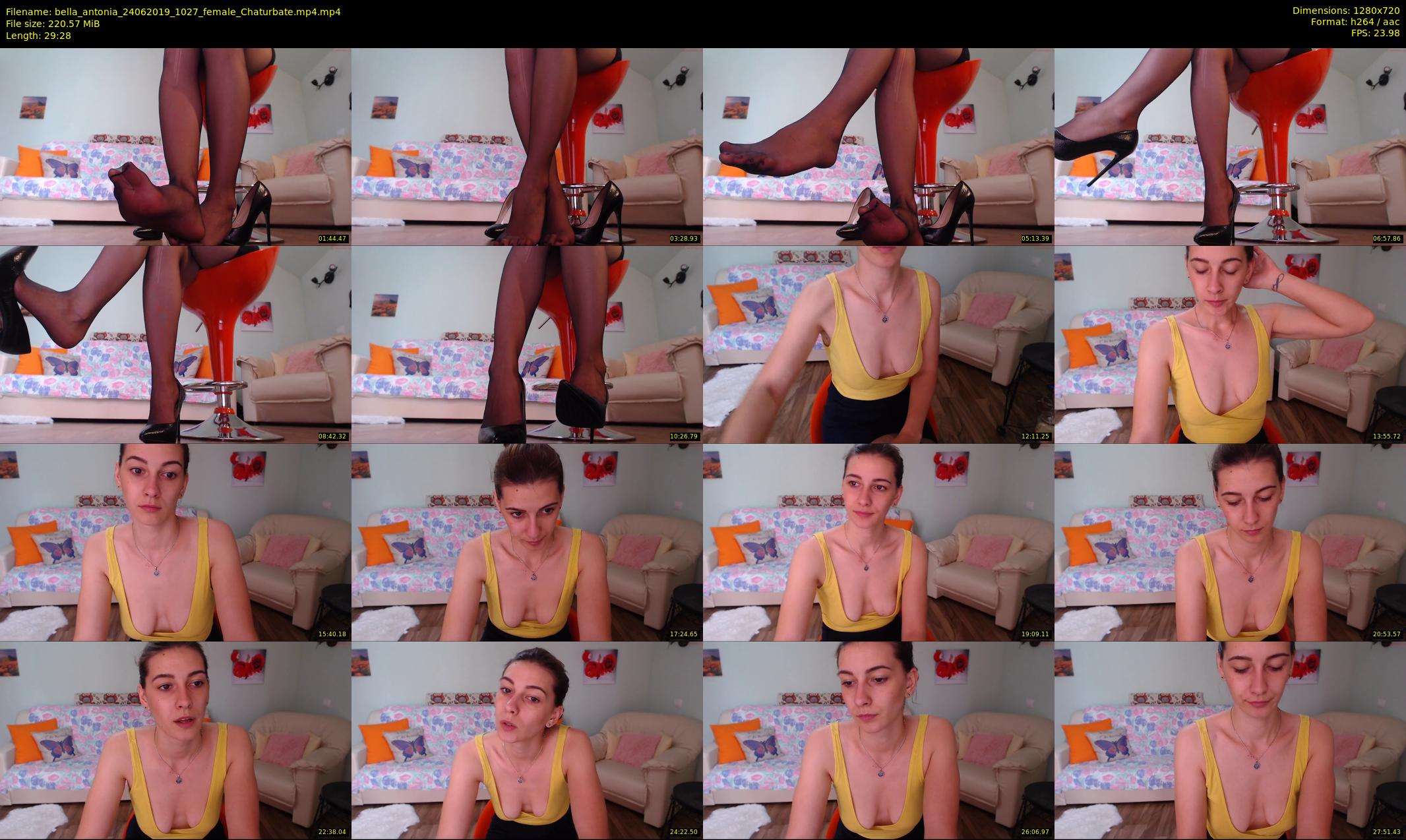 bella_antonia — 30 minute Chaturbate female cam show recording, 720p, Jun 24, 2019