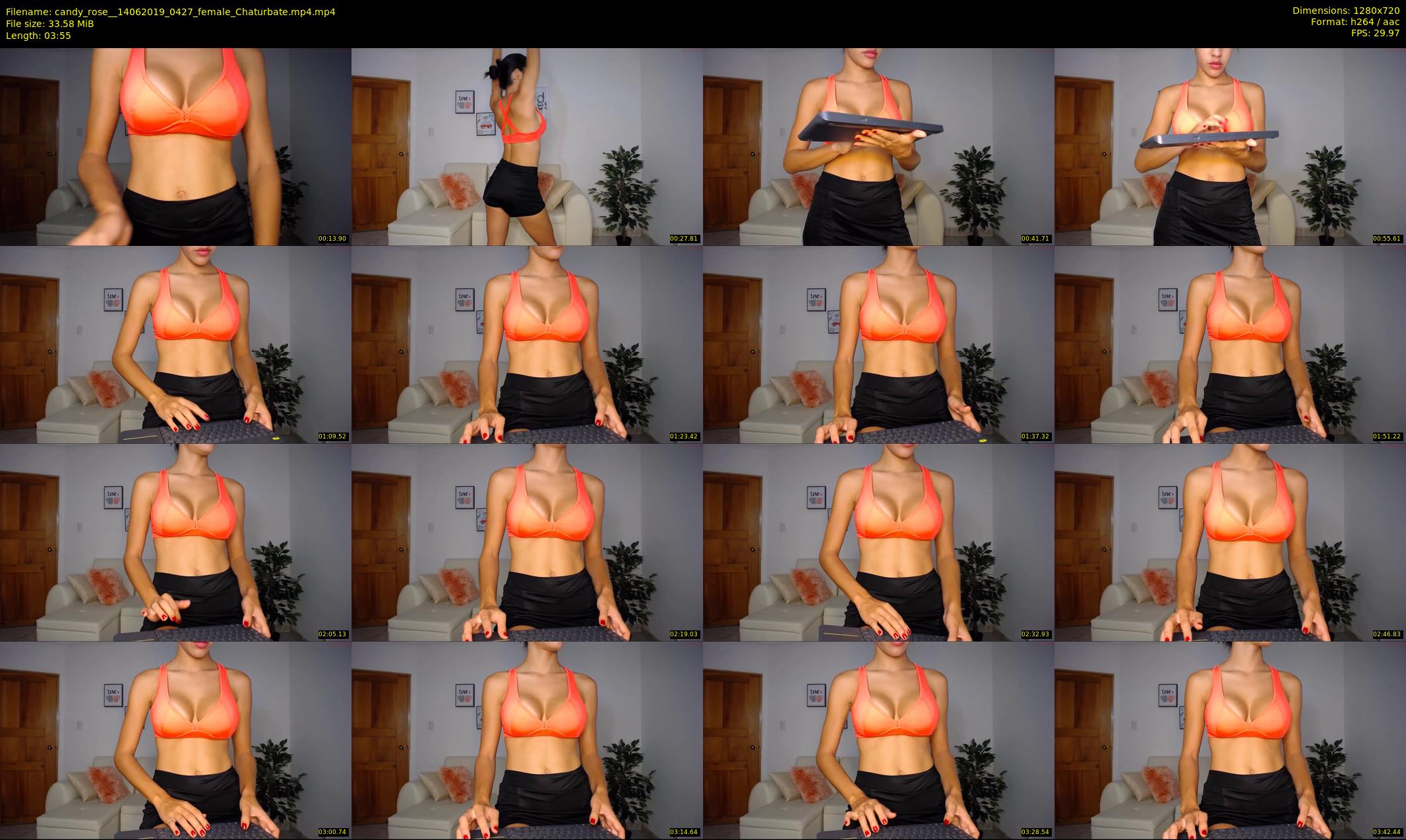candy_rose_ — 4 minute Chaturbate female cam show recording, 720p, Jun 14, 2019