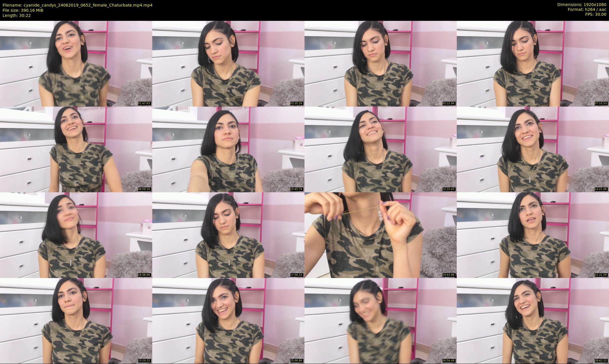 cyanide_candys — 31 minute Chaturbate female cam show recording, 1080p, Jun 24, 2019