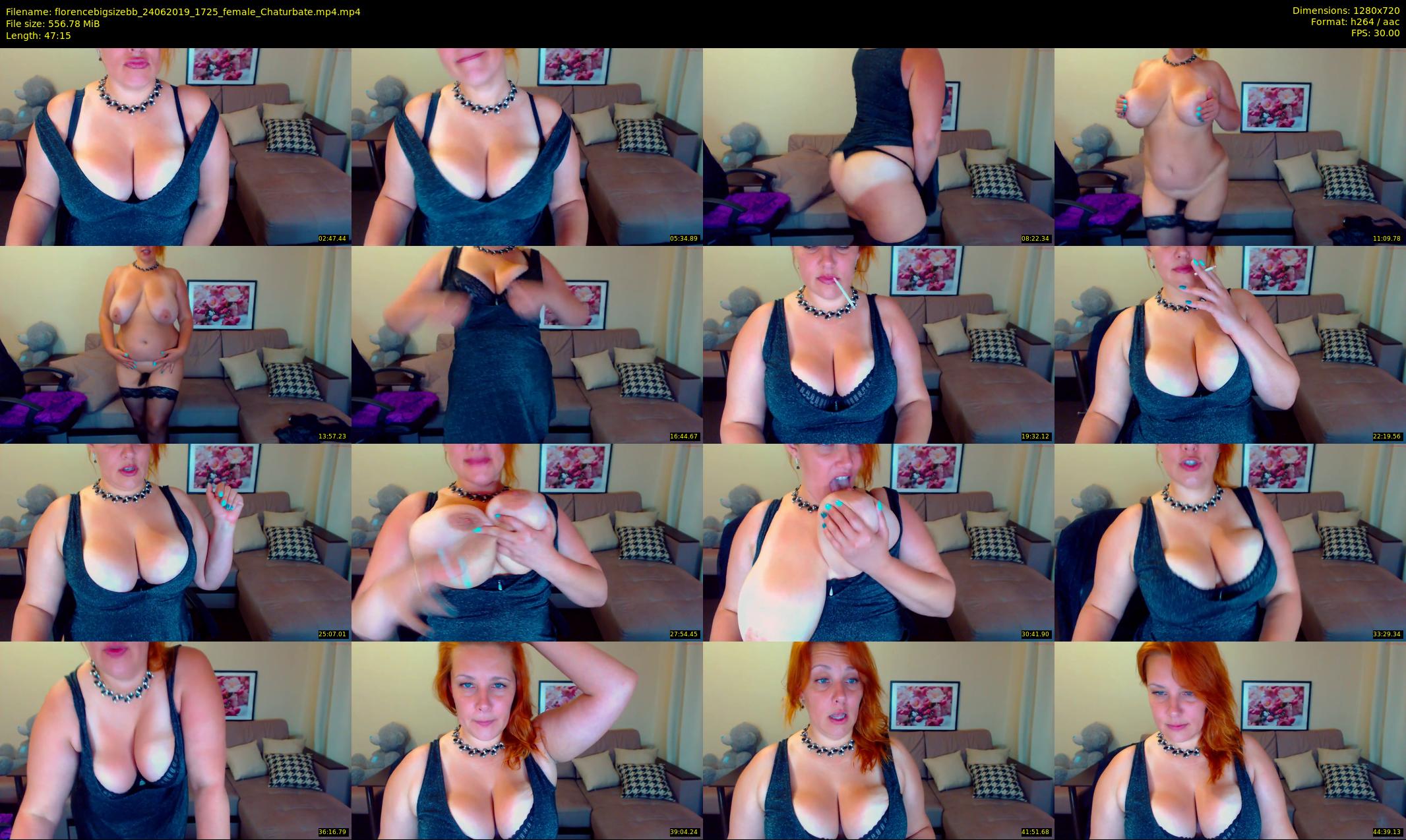 florencebigsizebb — 48 minute Chaturbate female cam show recording, 720p, Jun 24, 2019