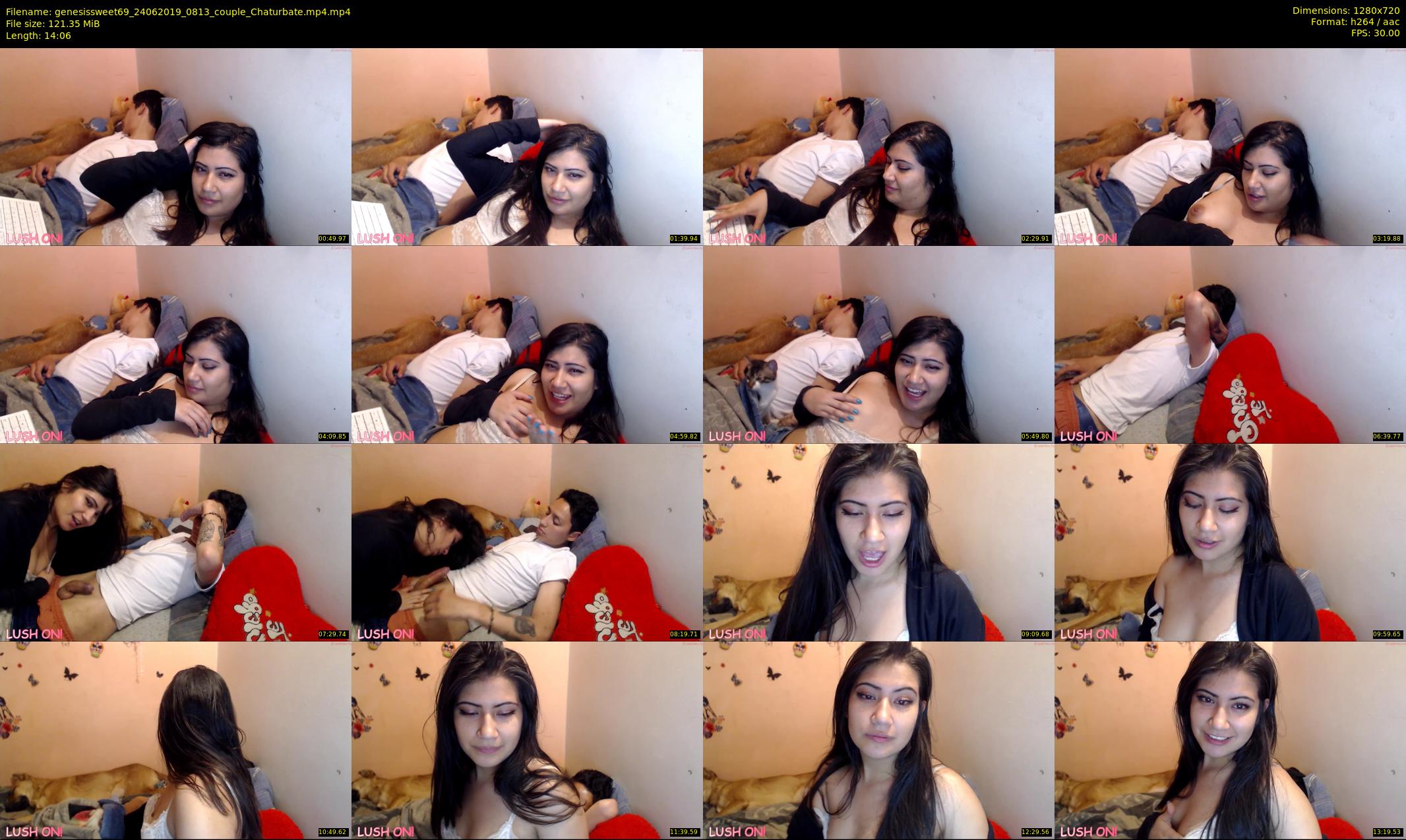 genesissweet69 — 15 minute Chaturbate couple cam show recording, 720p, Jun 24, 2019