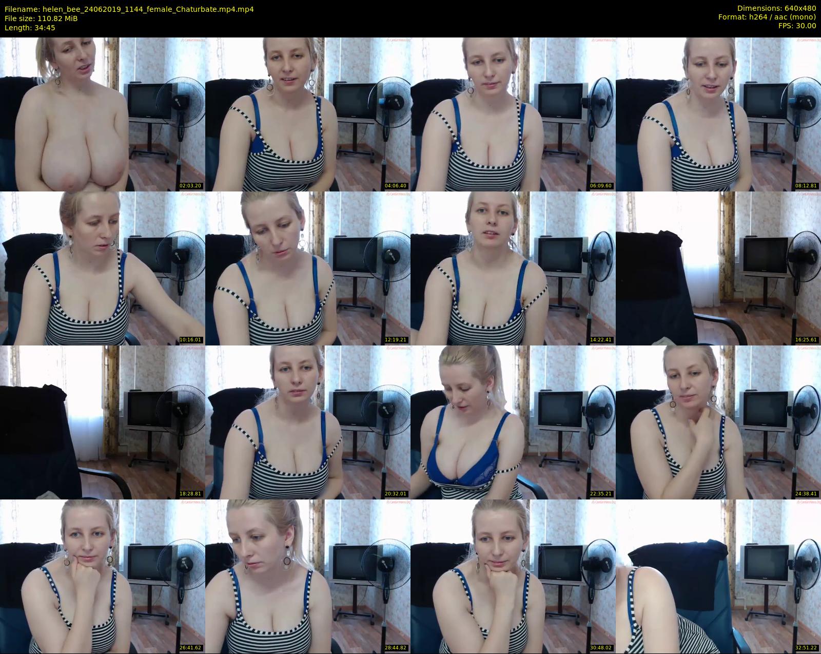 helen_bee — 35 minute Chaturbate female cam show recording, 480p, Jun 24, 2019