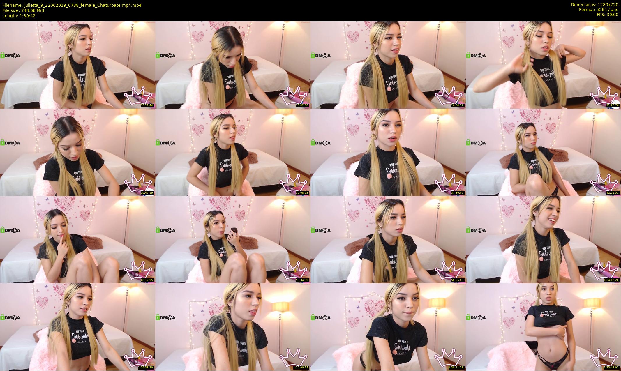 julietta_9 — 91 minute Chaturbate female cam show recording, 720p, Jun 22, 2019