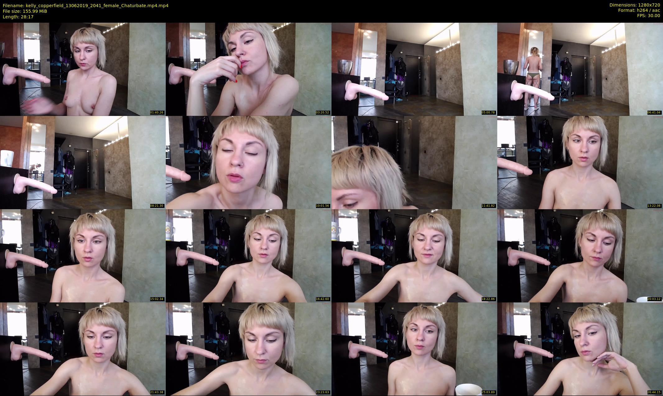 kelly_copperfield — 29 minute Chaturbate female cam show recording, 720p, Jun 13, 2019