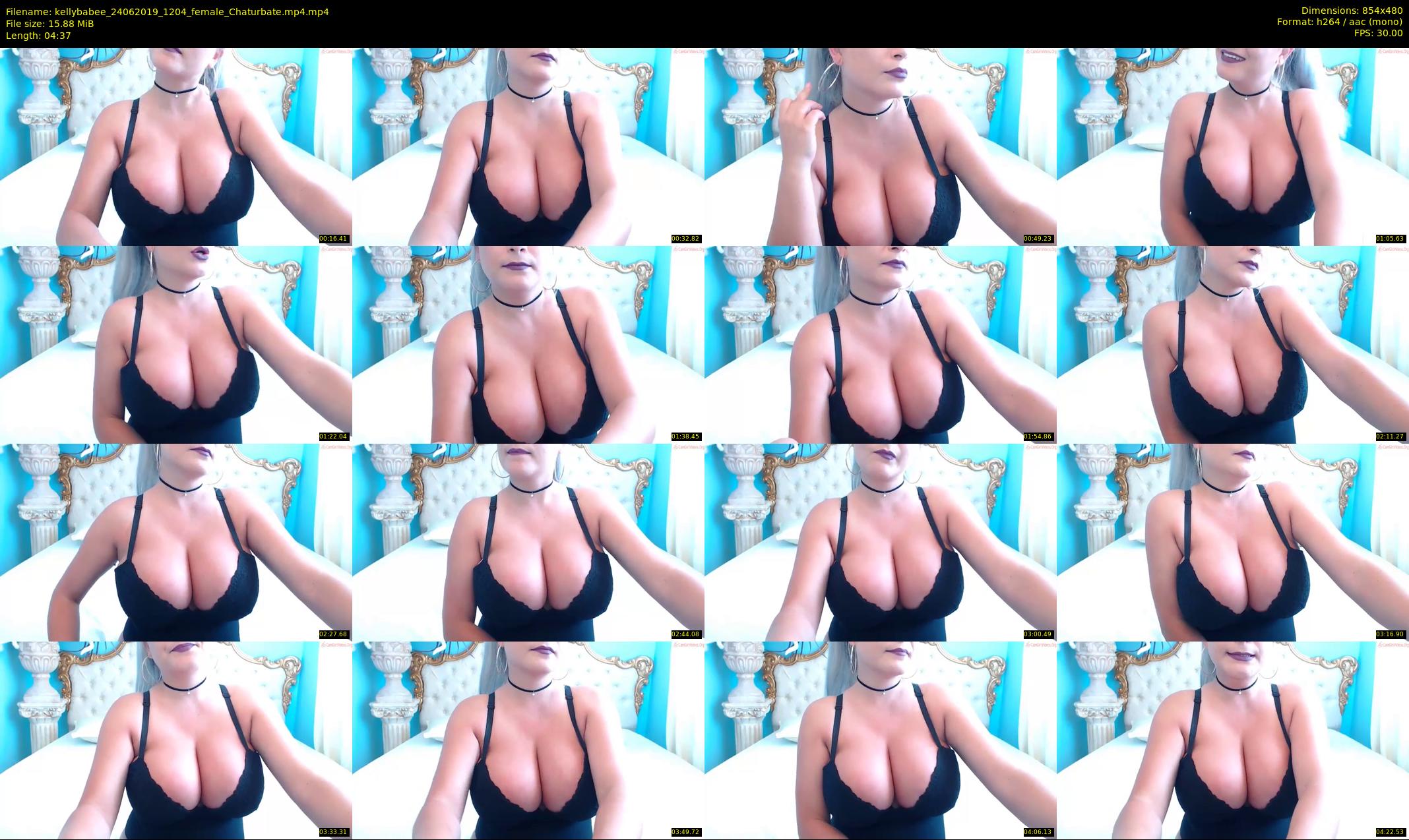 kellybabee — 5 minute Chaturbate female cam show recording, 480p, Jun 24, 2019