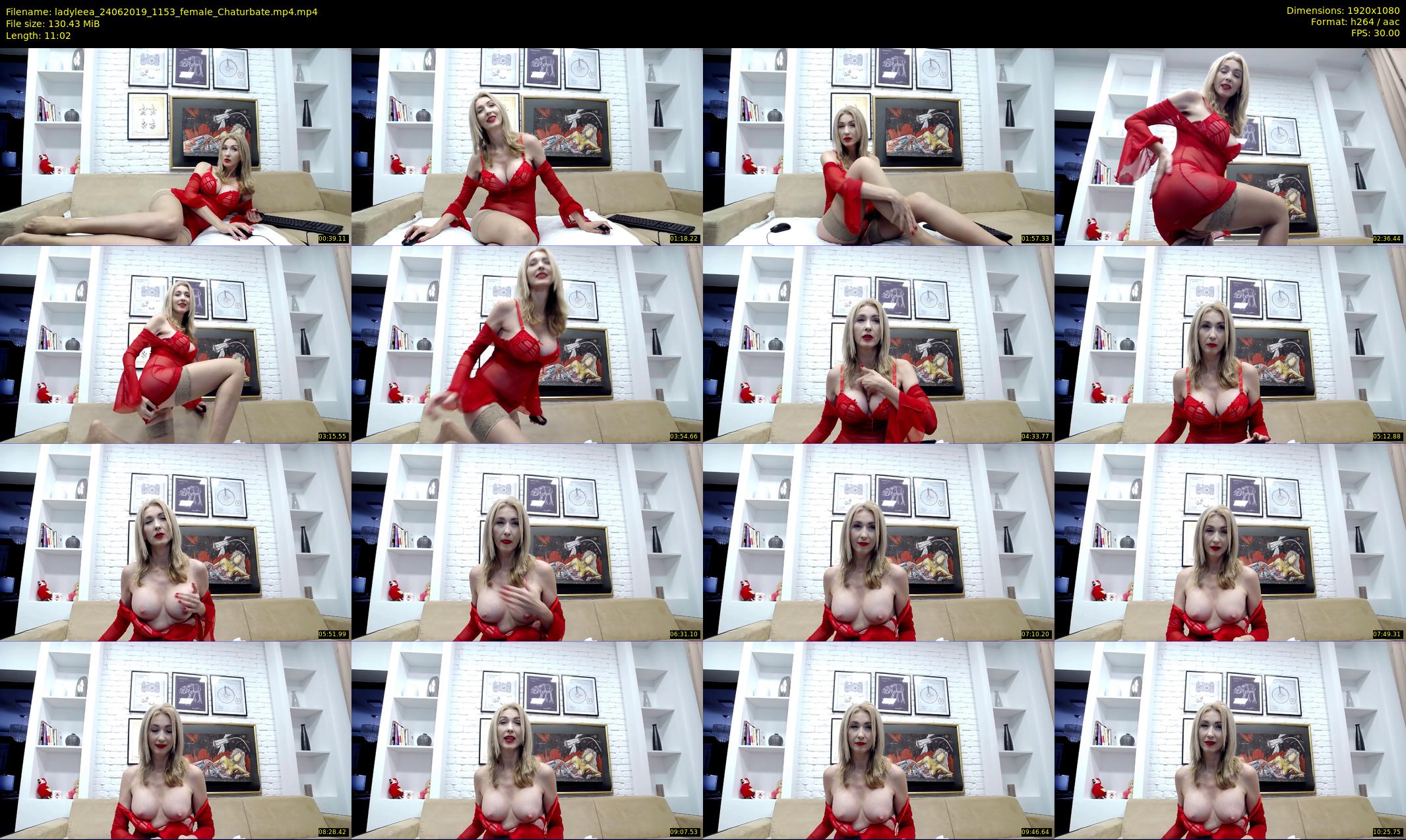 ladyleea — 12 minute Chaturbate female cam show recording, 1080p, Jun 24, 2019