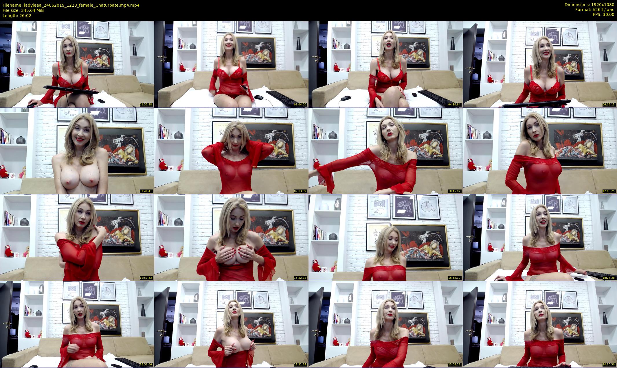 ladyleea — 27 minute Chaturbate female cam show recording, 1080p, Jun 24, 2019