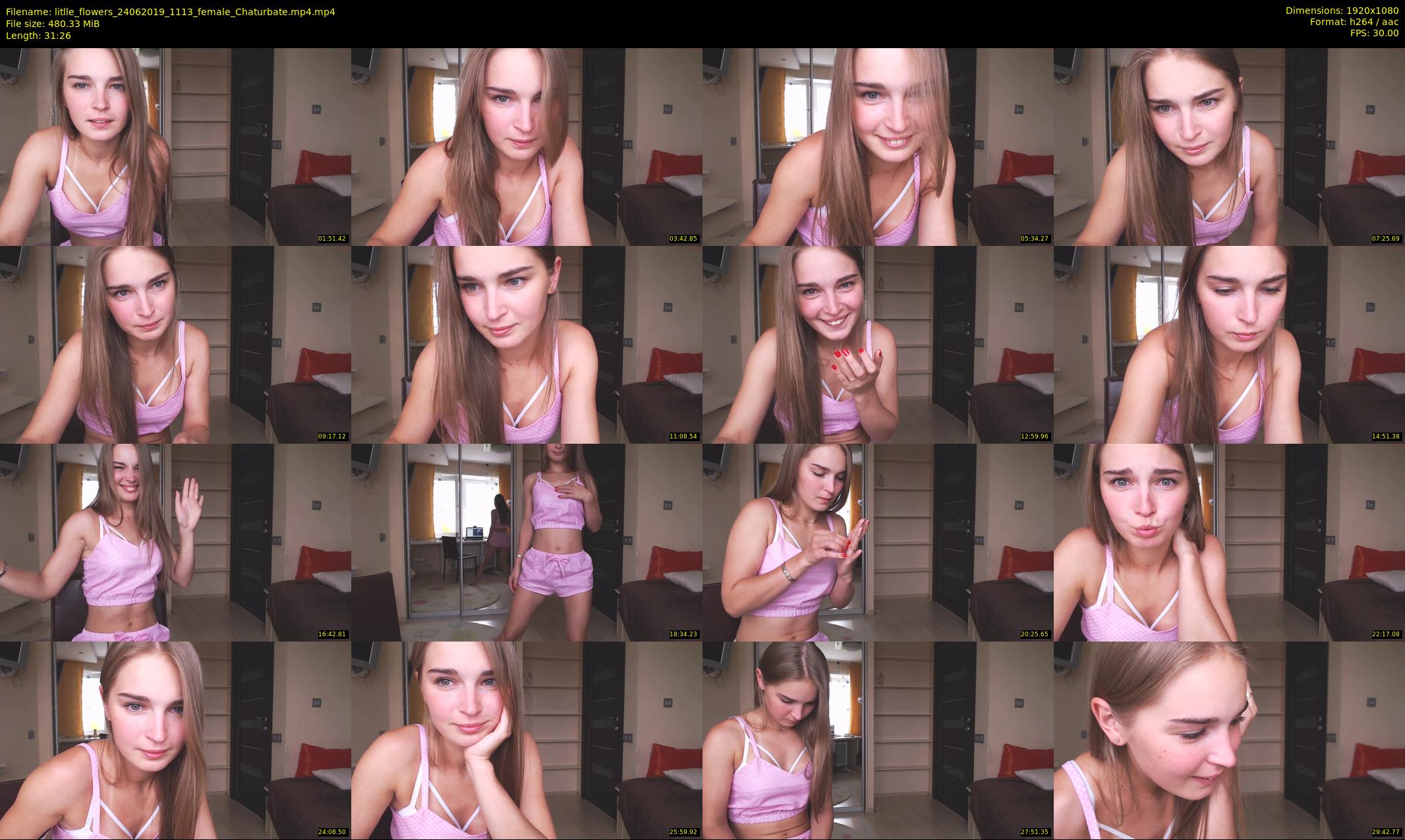 litlle_flowers — 32 minute Chaturbate female cam show recording, 1080p, Jun 24, 2019