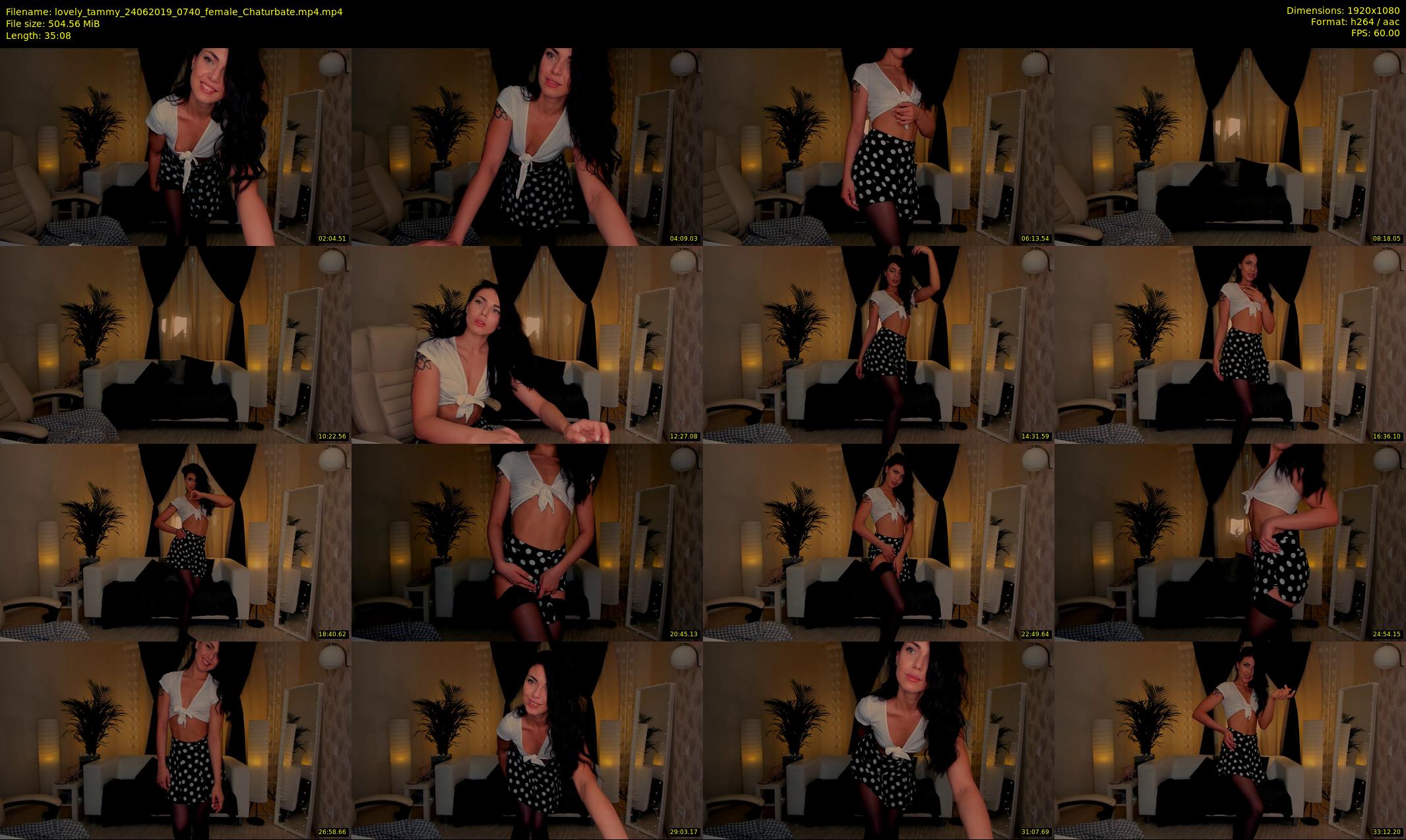 lovely_tammy — 36 minute Chaturbate female cam show recording, 1080p, Jun 24, 2019