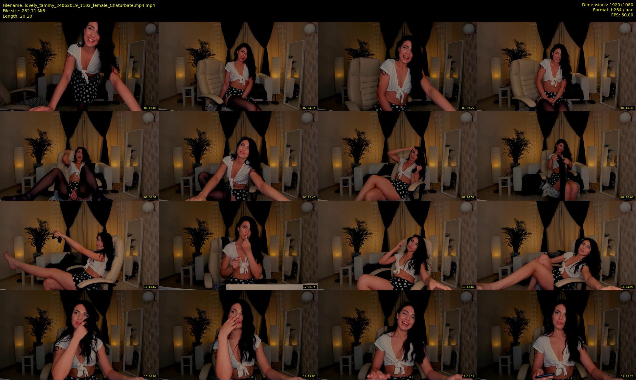 lovely_tammy — 21 minute Chaturbate female cam show recording, 1080p, Jun 24, 2019