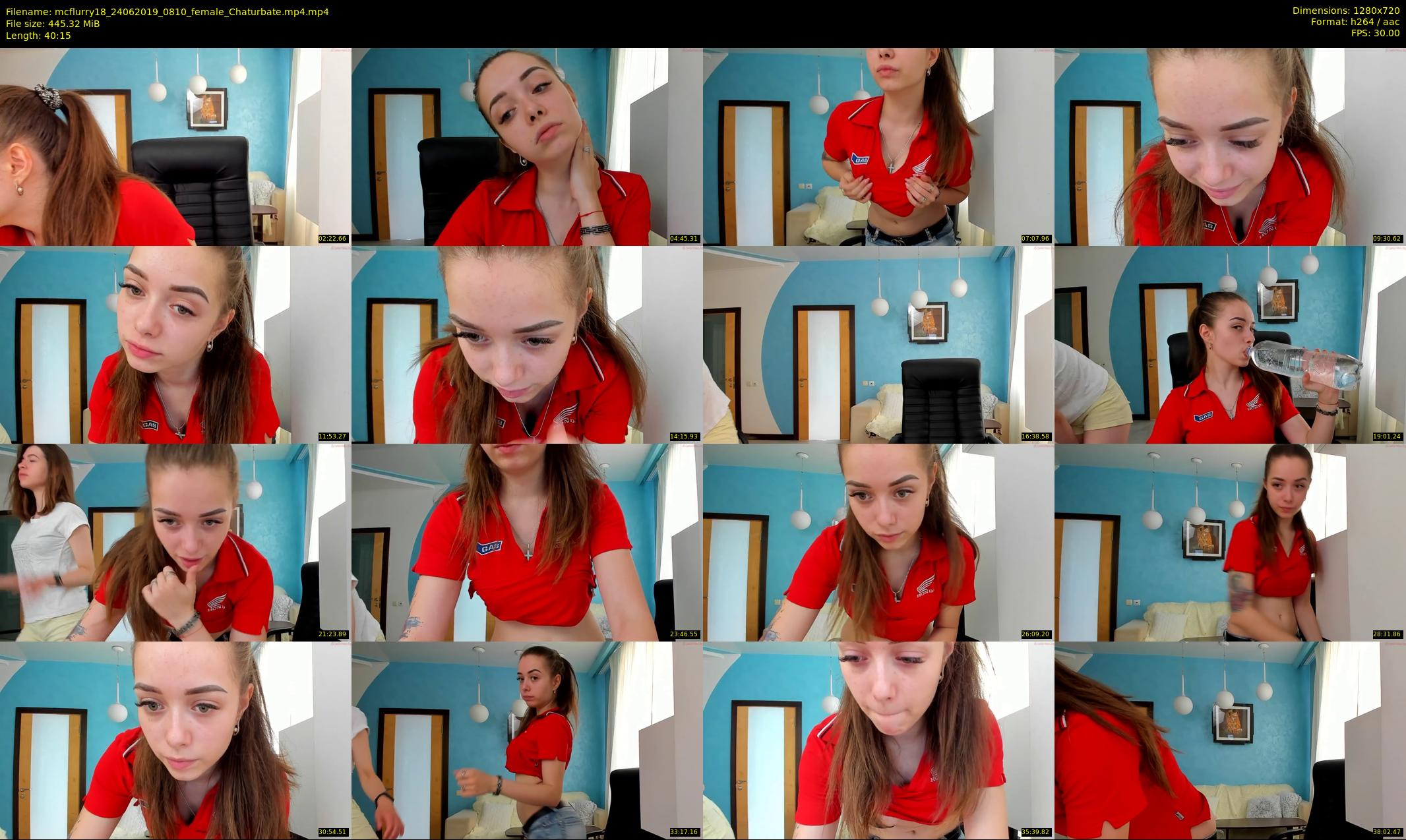 mcflurry18 — 41 minute Chaturbate female cam show recording, 720p, Jun 24, 2019