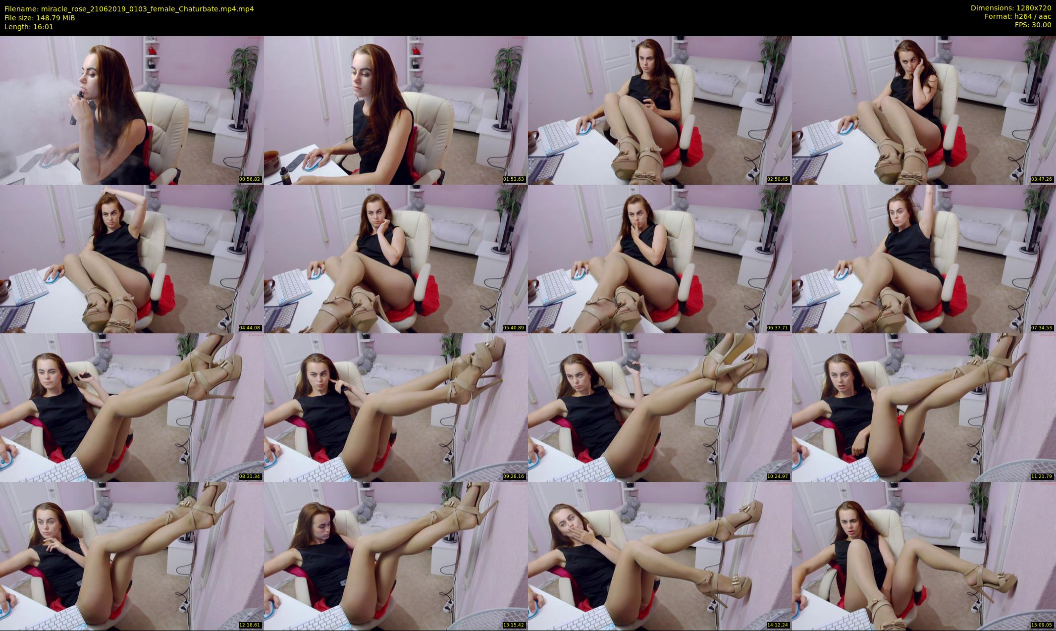 miracle_rose — 17 minute Chaturbate female cam show recording, 720p, Jun 21, 2019