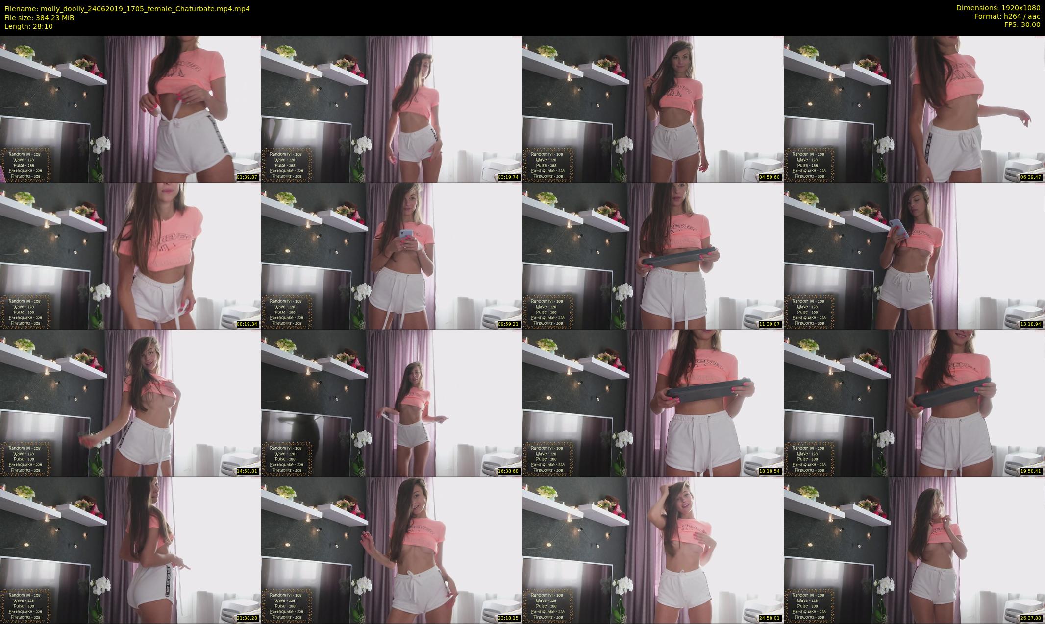 molly_doolly — 29 minute Chaturbate female cam show recording, 1080p, Jun 24, 2019