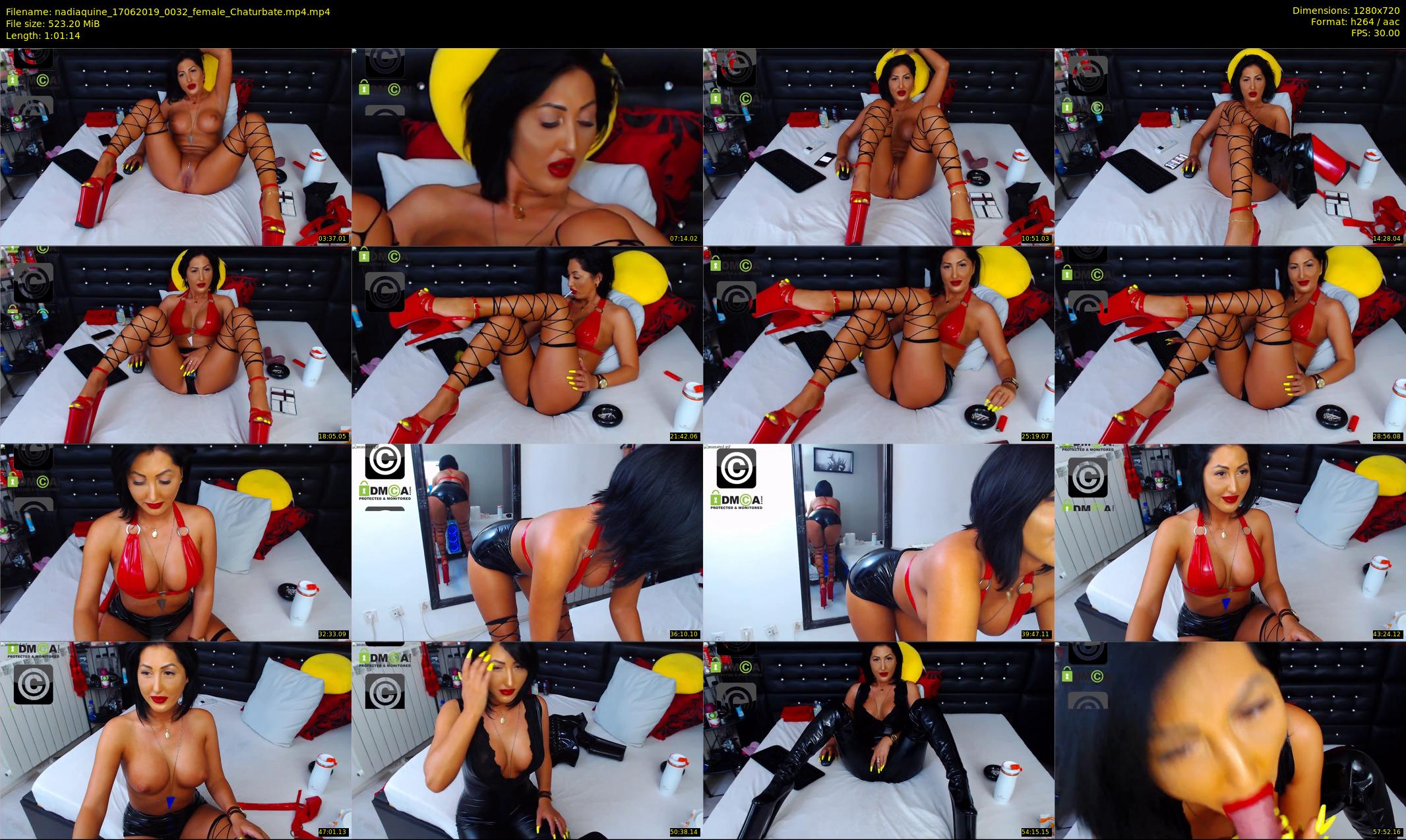 nadiaquine — 62 minute Chaturbate female cam show recording, 720p, Jun 17, 2019