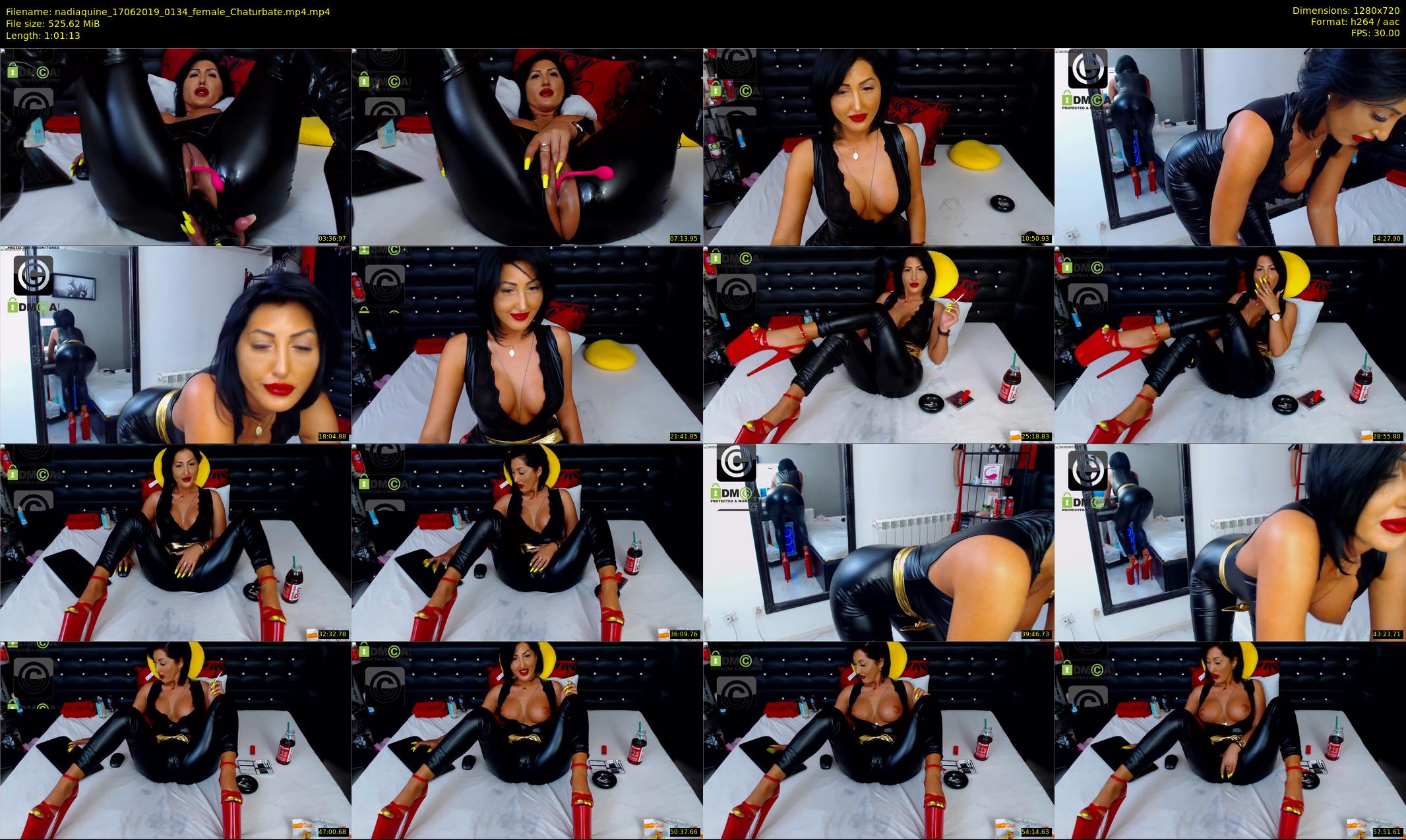 nadiaquine — 62 minute Chaturbate female cam show recording, 720p, Jun 17, 2019