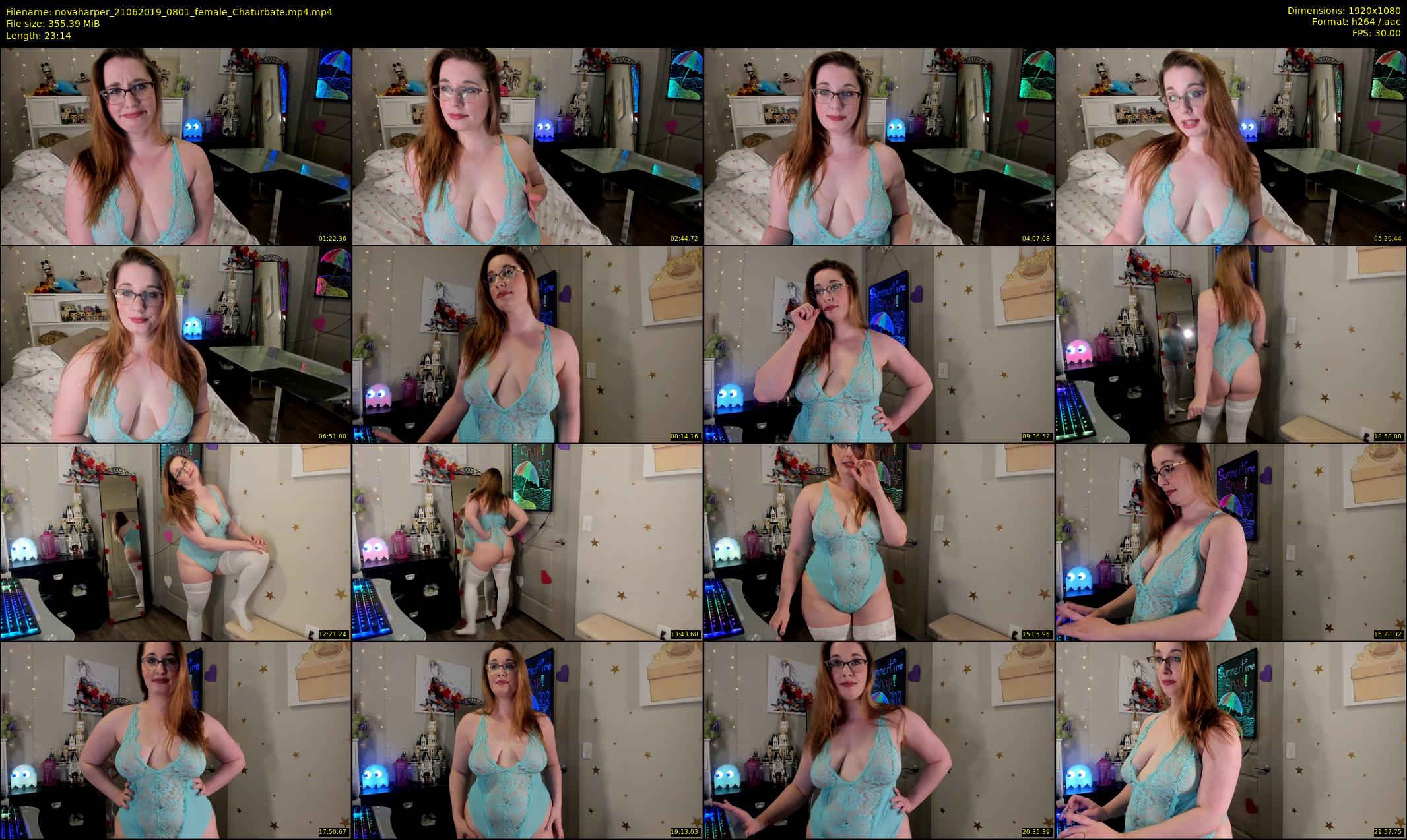 novaharper — 24 minute Chaturbate female cam show recording, 1080p, Jun 21, 2019