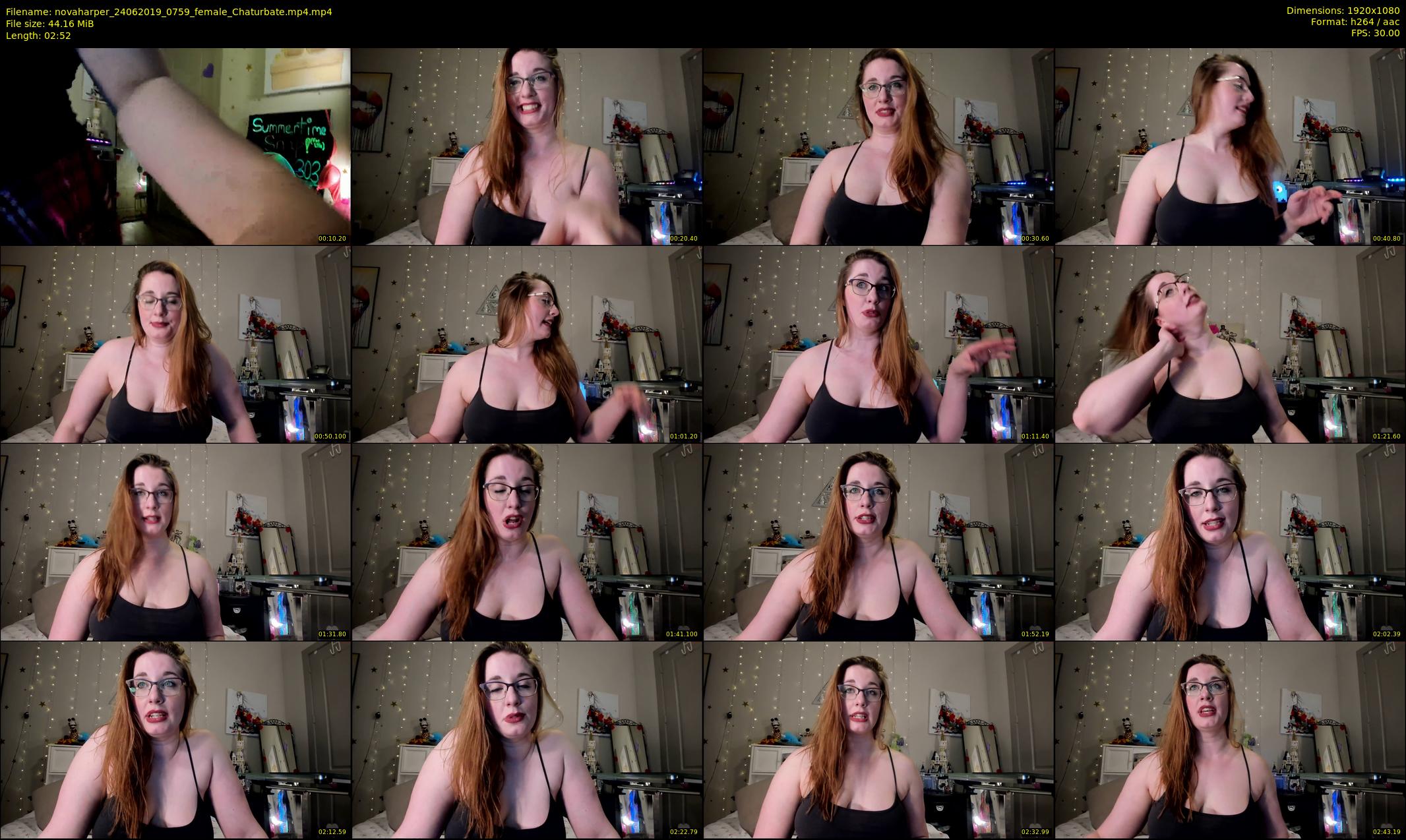 novaharper — 3 minute Chaturbate female cam show recording, 1080p, Jun 24, 2019
